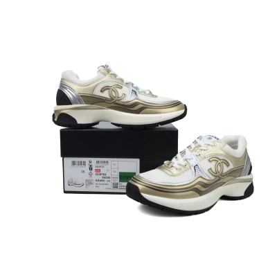 Chanel Khaki Fashion Running Sneakers 02