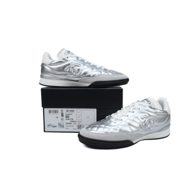Chanel Silver 24A Trainer Sneakers 02