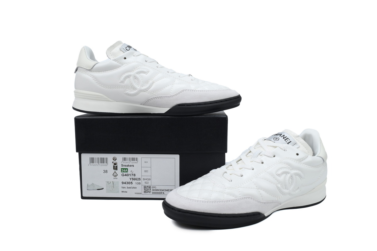 Chanel White 24A Trainer Sneakers