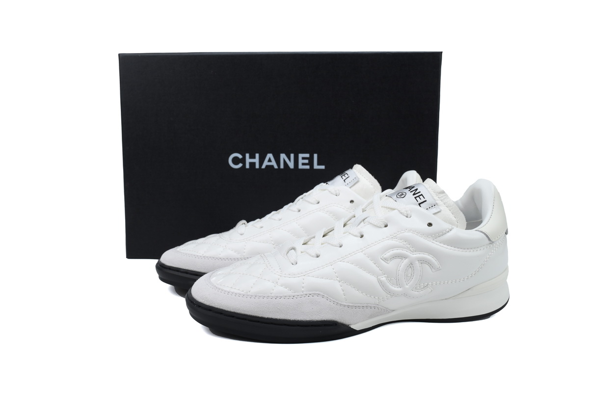 Chanel White 24A Trainer Sneakers