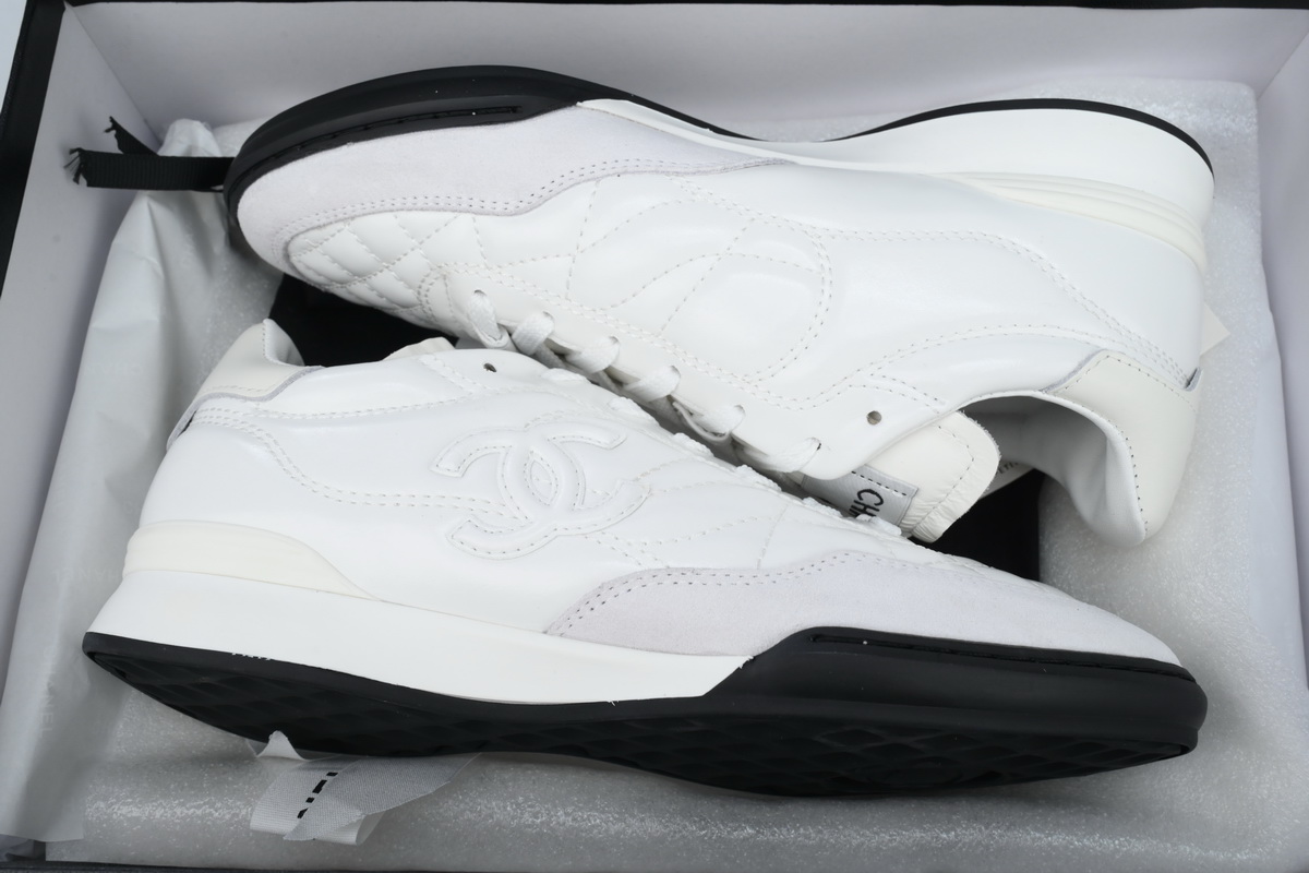 Chanel White 24A Trainer Sneakers