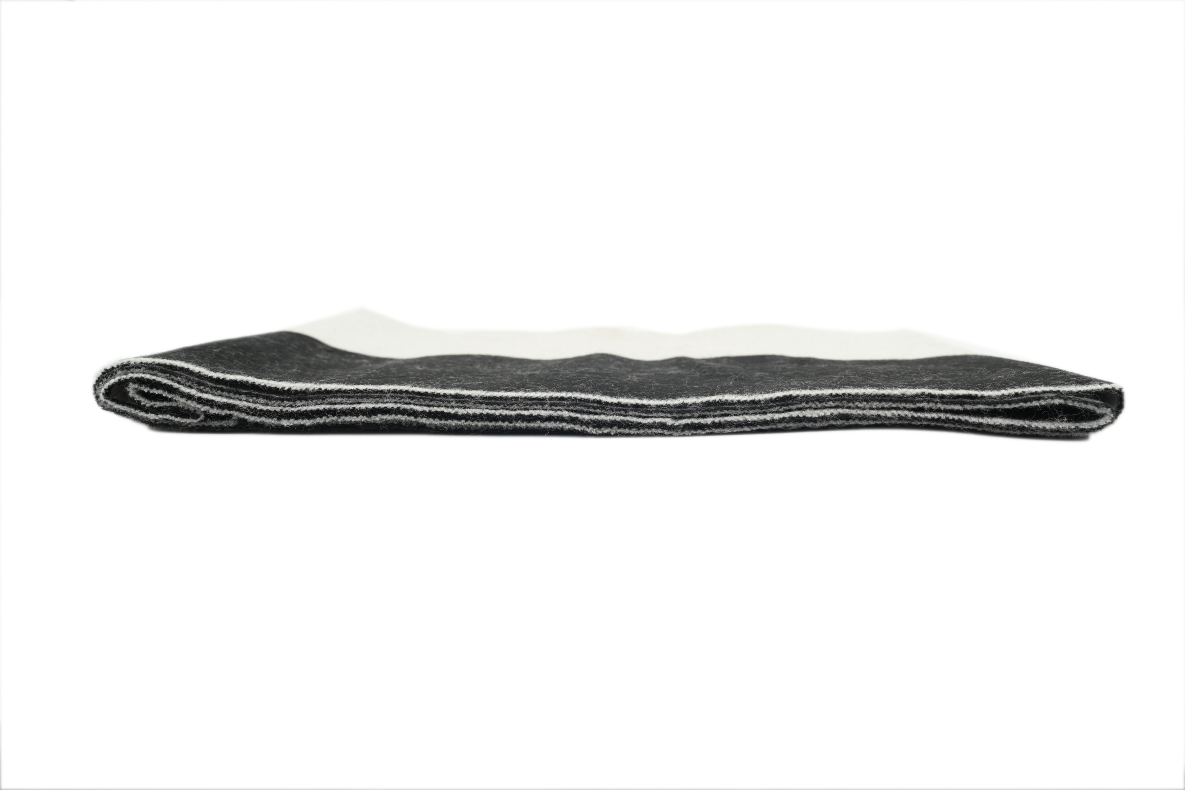 Chanel White Black Letter Logo Fringe Scarf