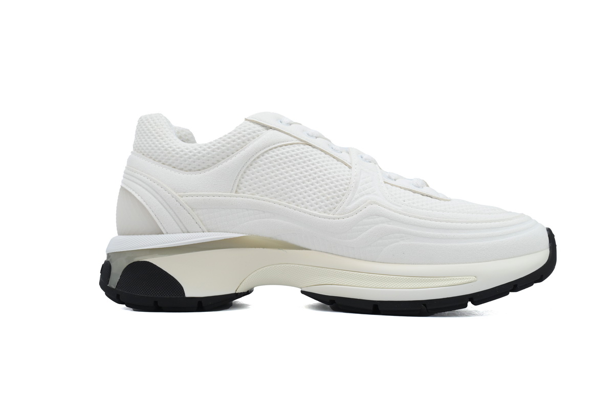 Chanel White Fashion Running Sneakers