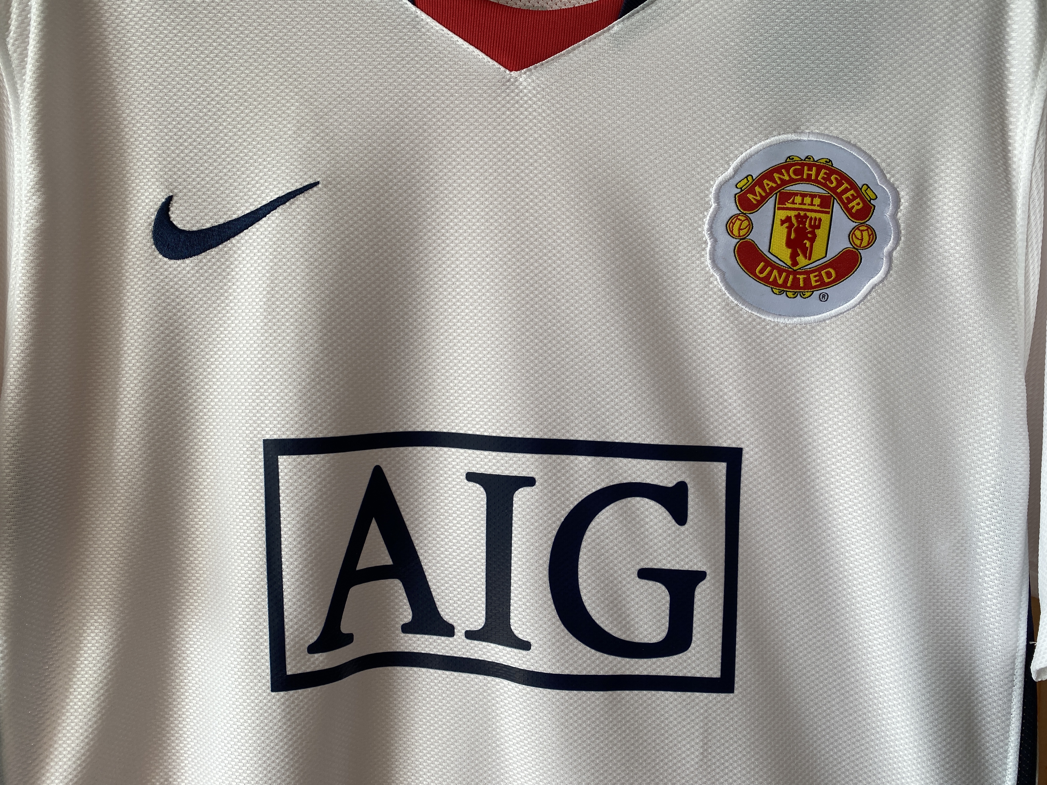 M-U 08/09 away Retro League Edition White