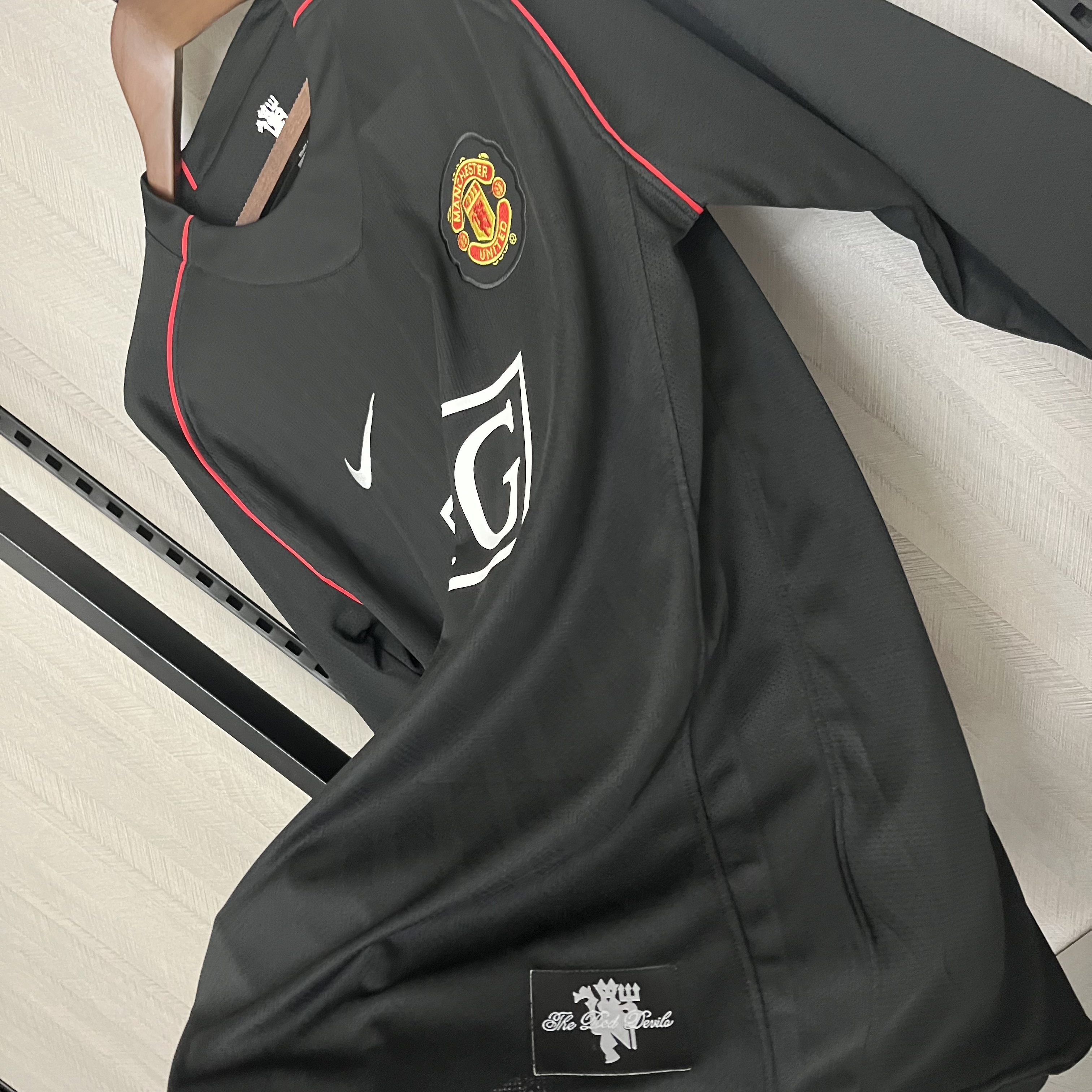 M-U 2007/08 long sleeve away Retro