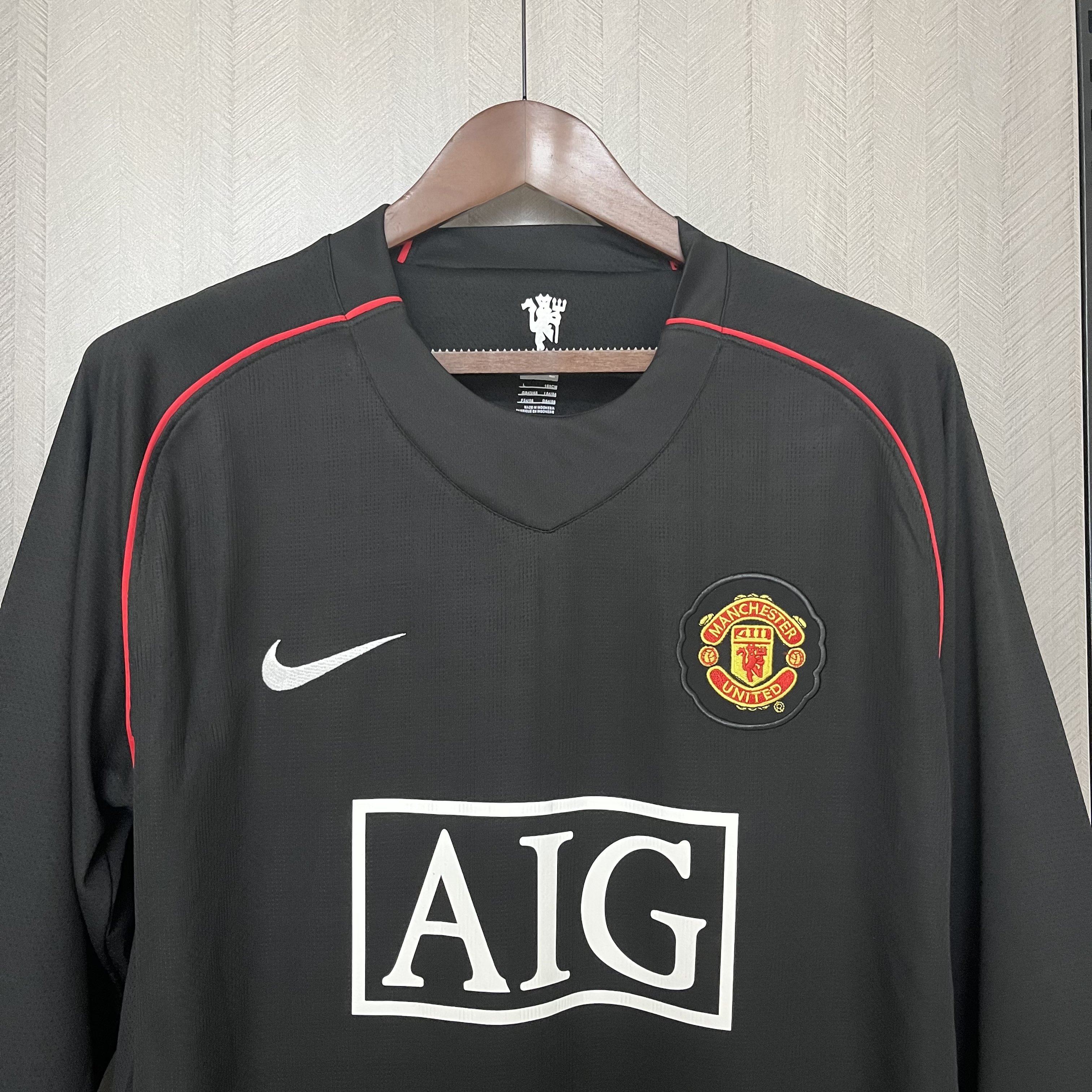 M-U 2007/08 long sleeve away Retro
