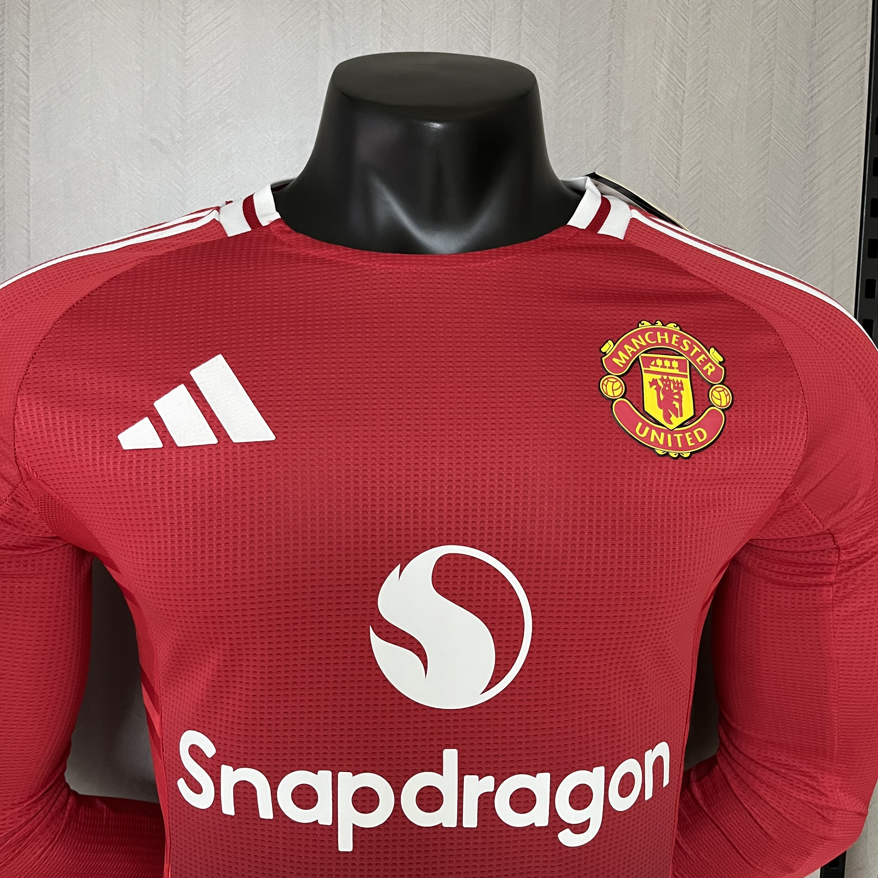 M-U 2024/25 player long sleeve home Jersey