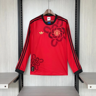 M-U 2026/27 long sleeve Special Edition Red Jersey 01
