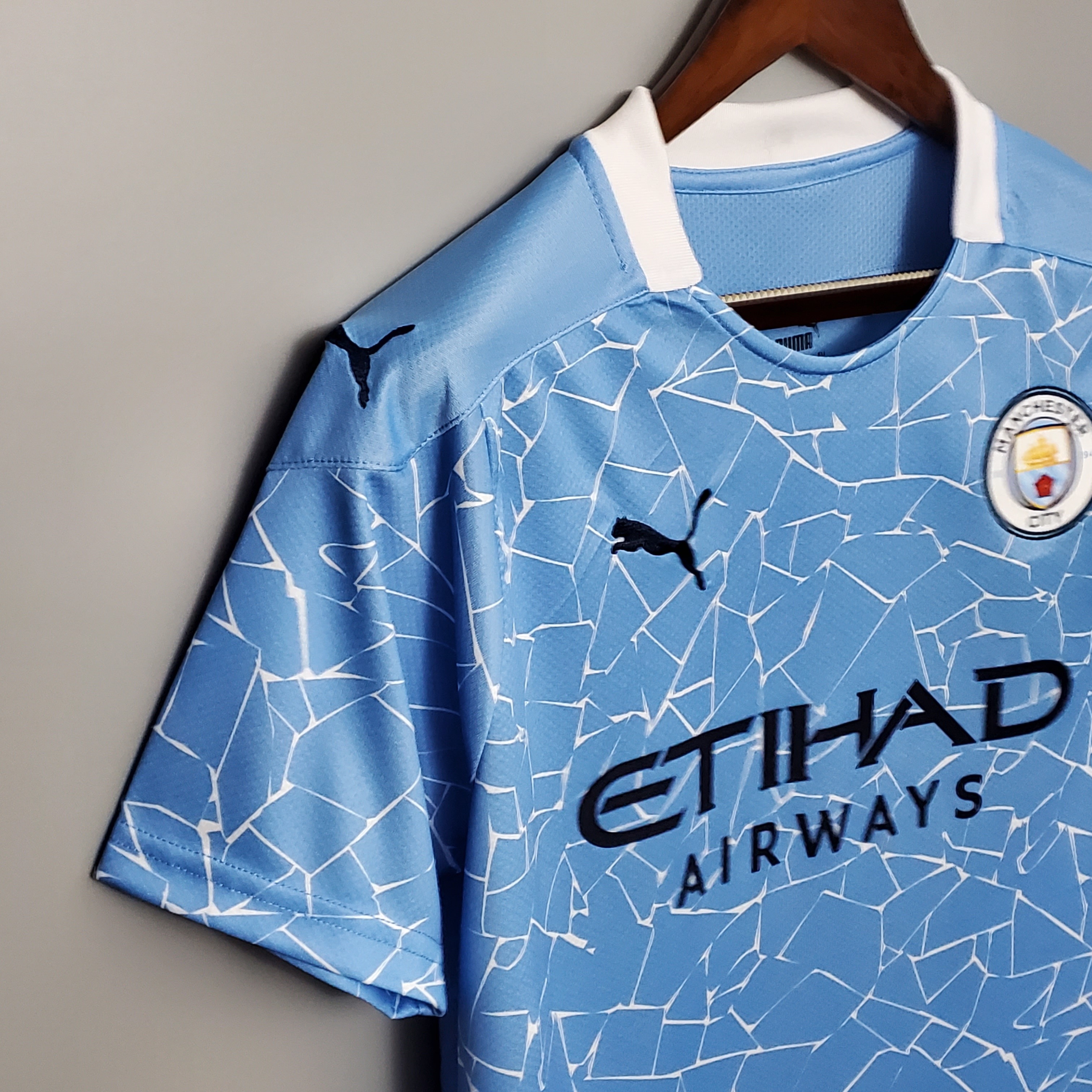Manchester City 20/21 Fan Short Sleeve Home Jersey