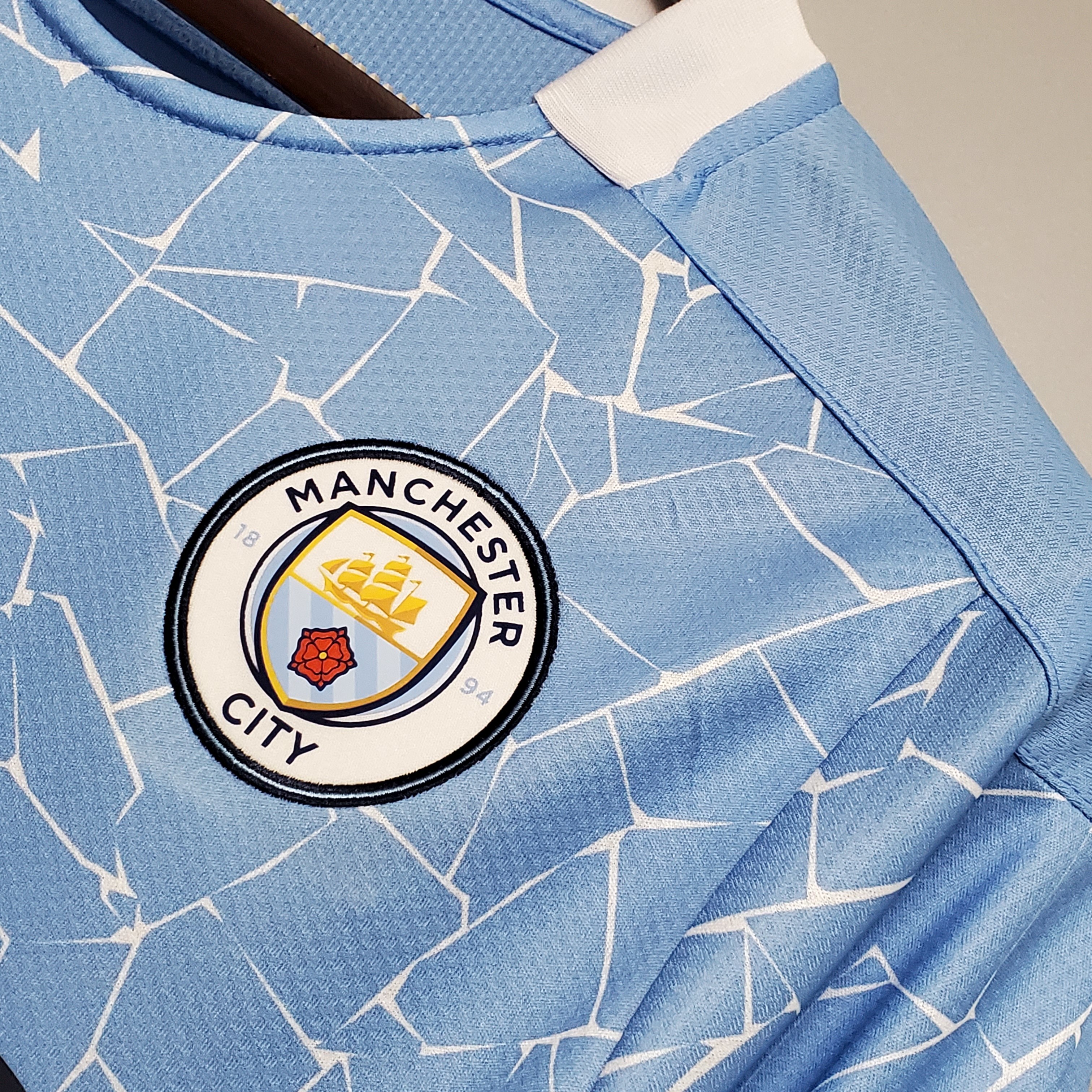 Manchester City 20/21 Fan Short Sleeve Home Jersey