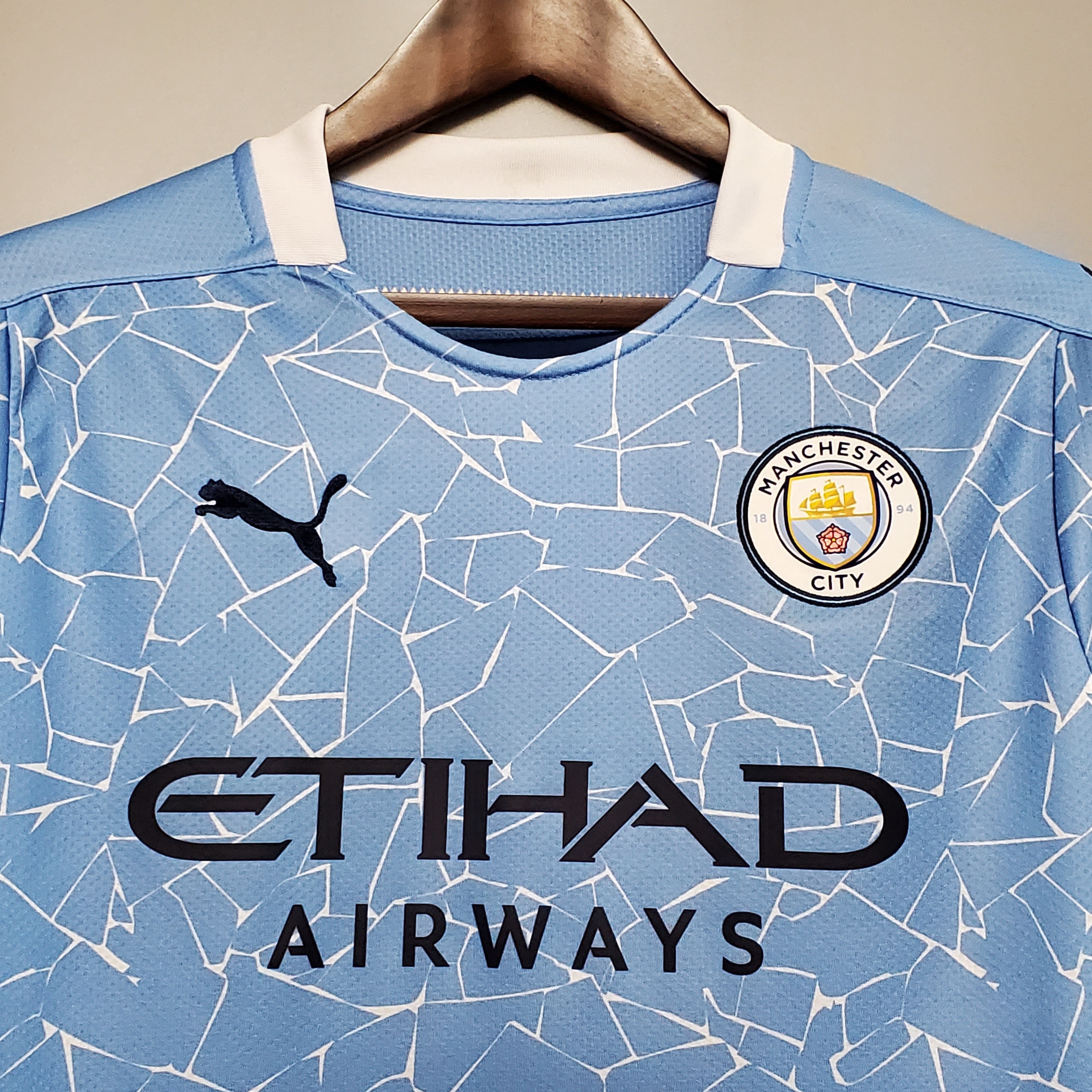 Manchester City 20/21 Fan Short Sleeve Home Jersey