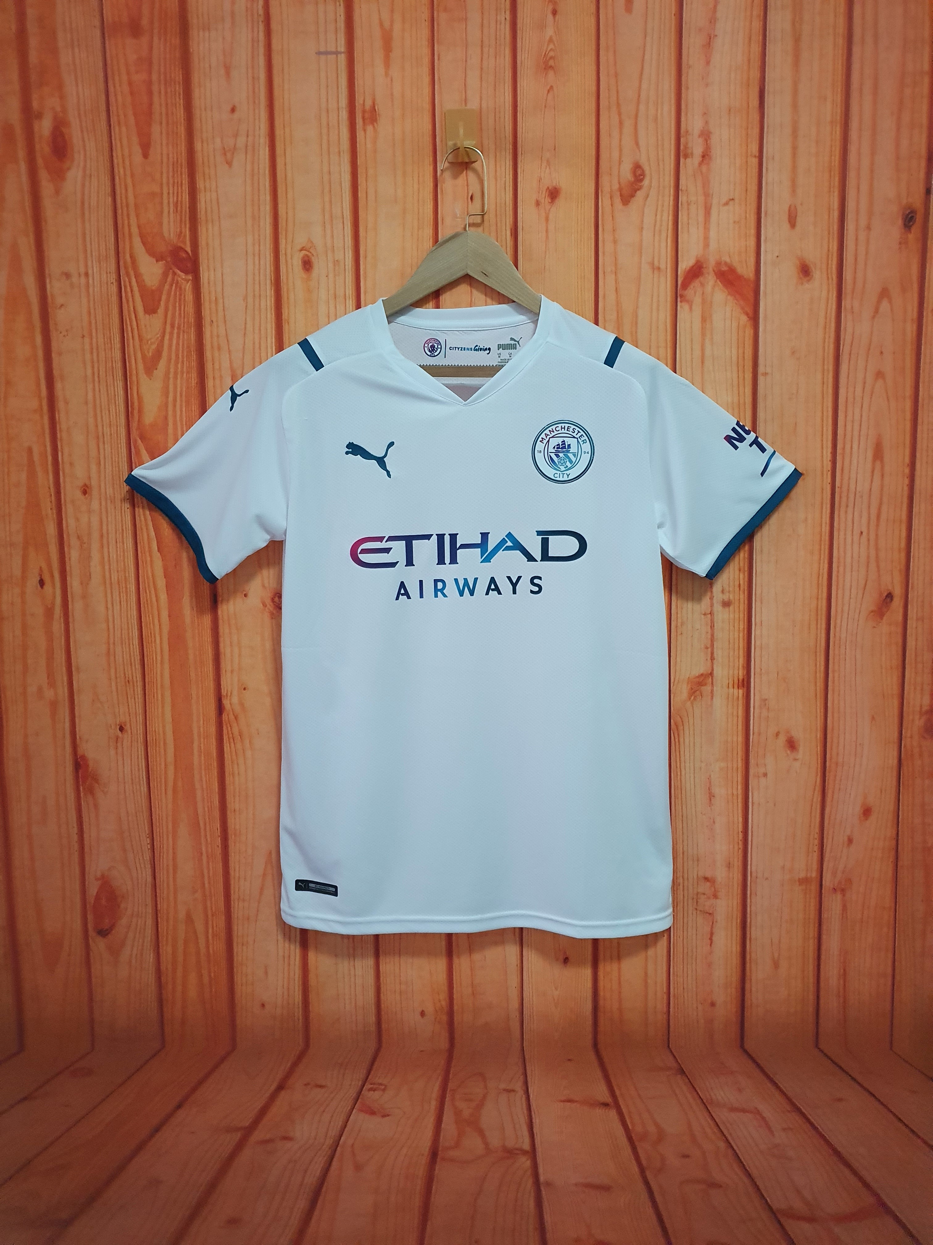 Manchester City 21/22 Fan Short Sleeve Away Jersey