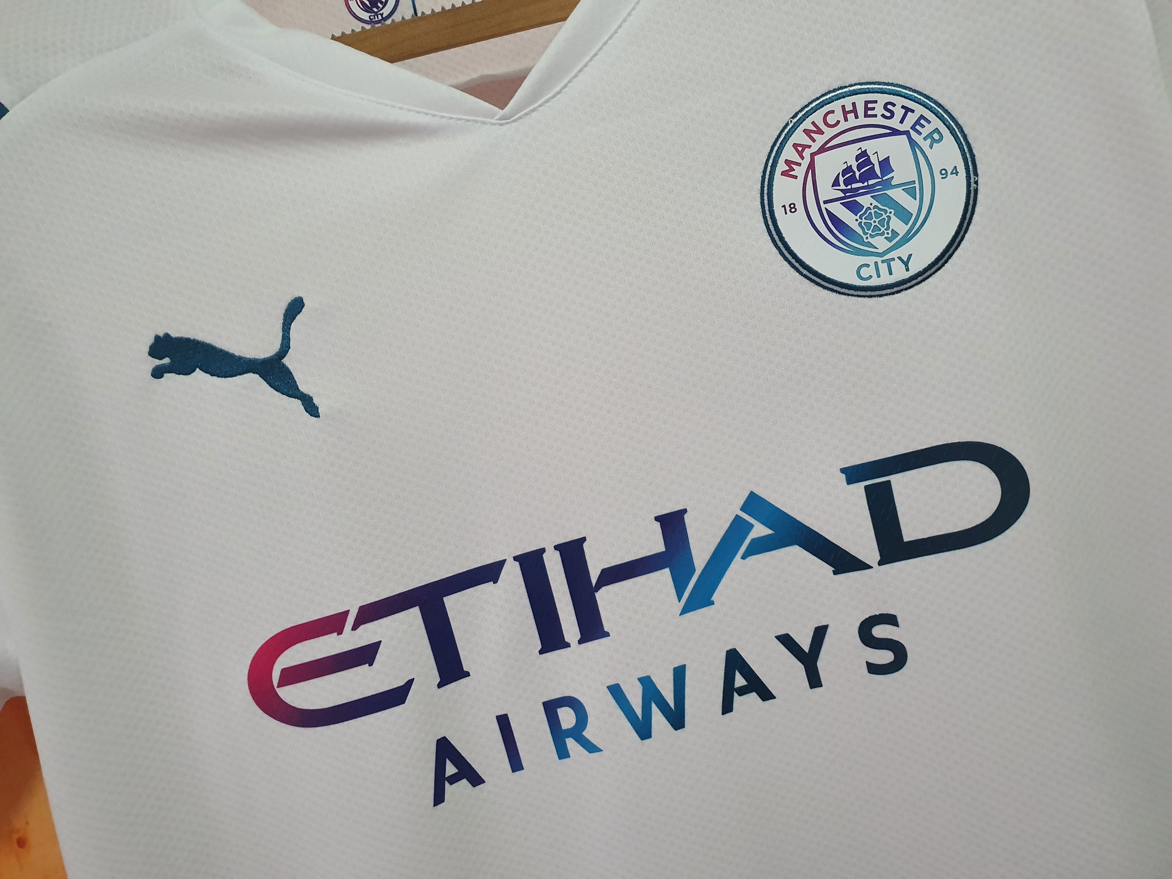 Manchester City 21/22 Fan Short Sleeve Away Jersey