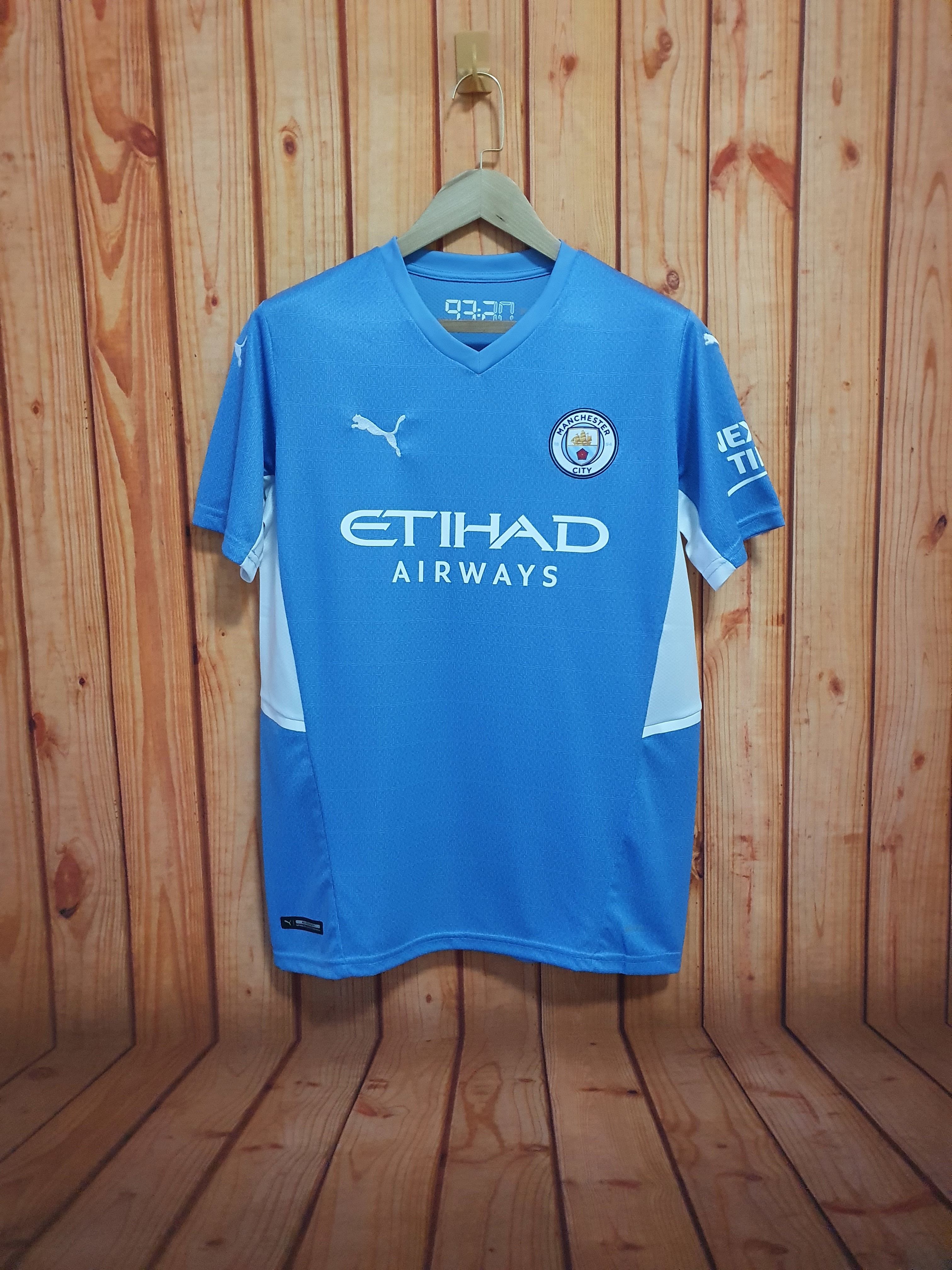 Manchester City 21/22 Fan Short Sleeve Home Jersey