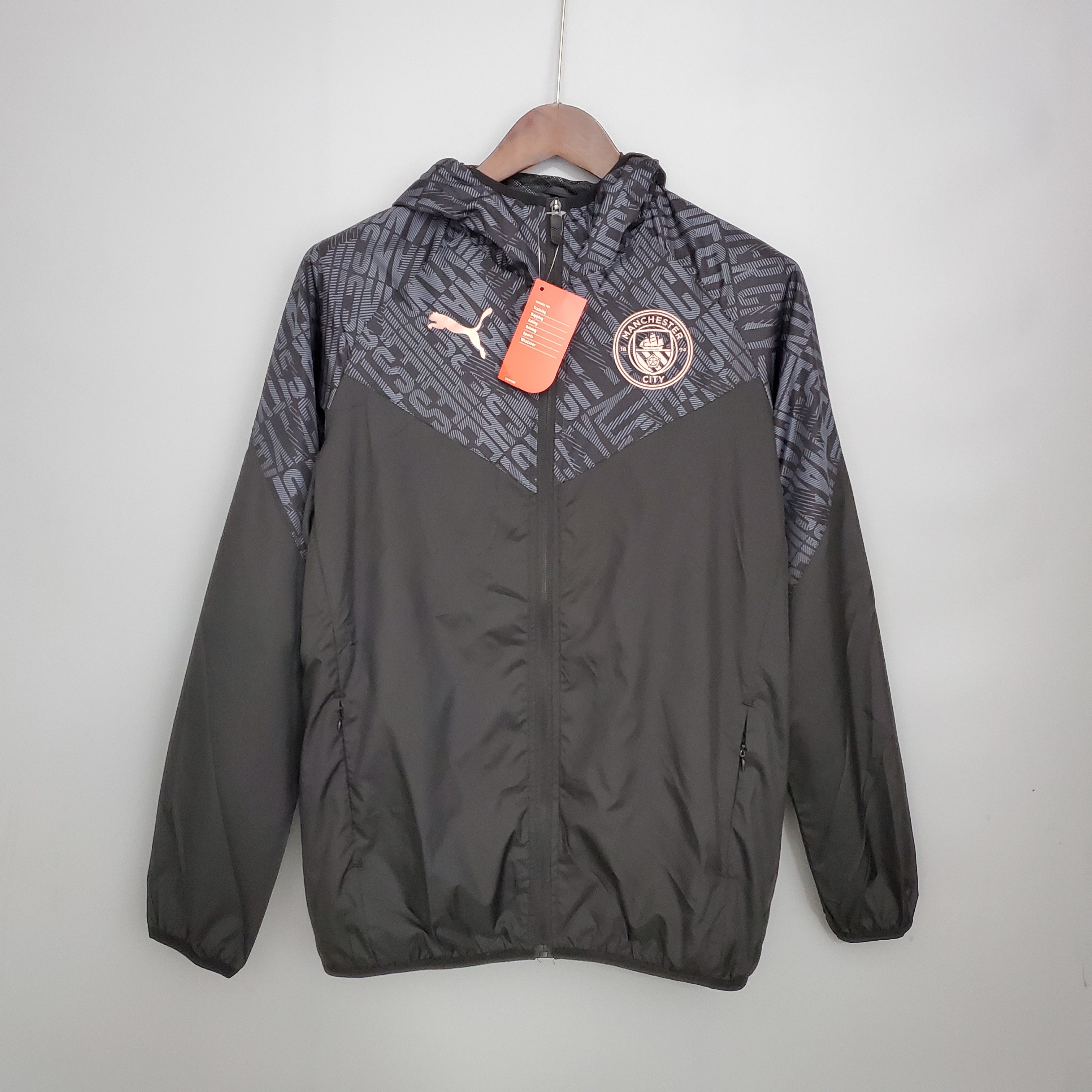 Manchester City 21/22 Windbreaker Black