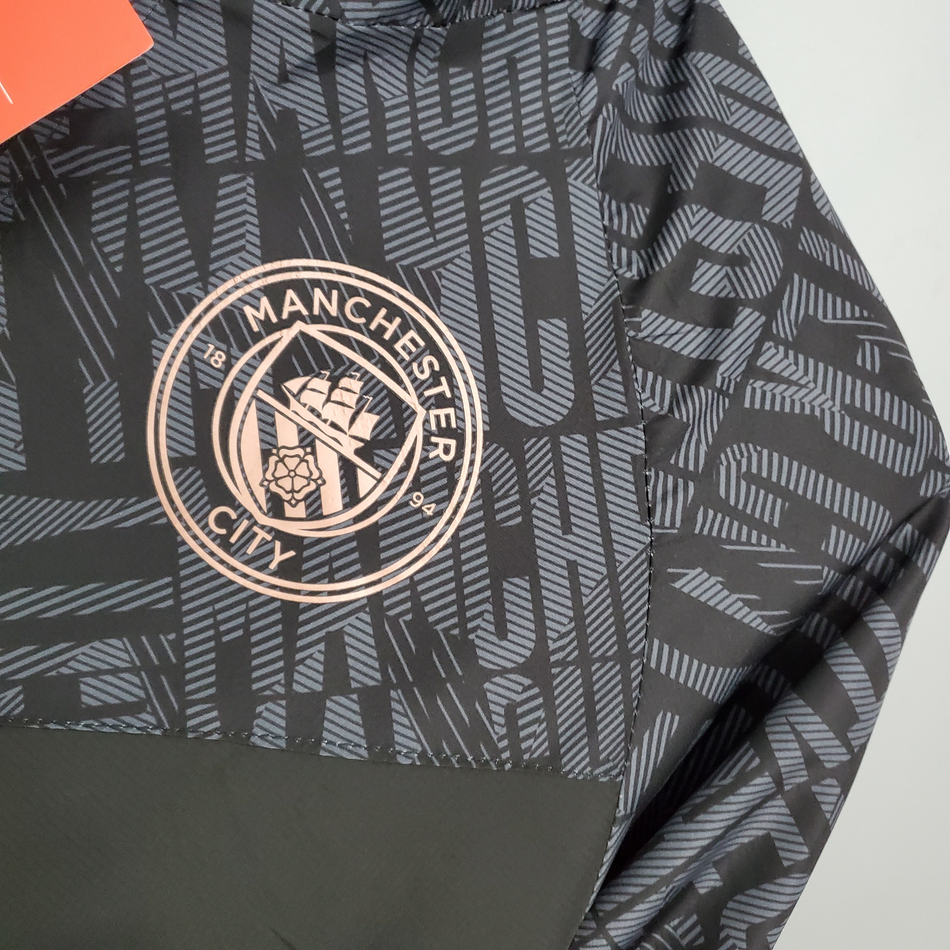 Manchester City 21/22 Windbreaker Black
