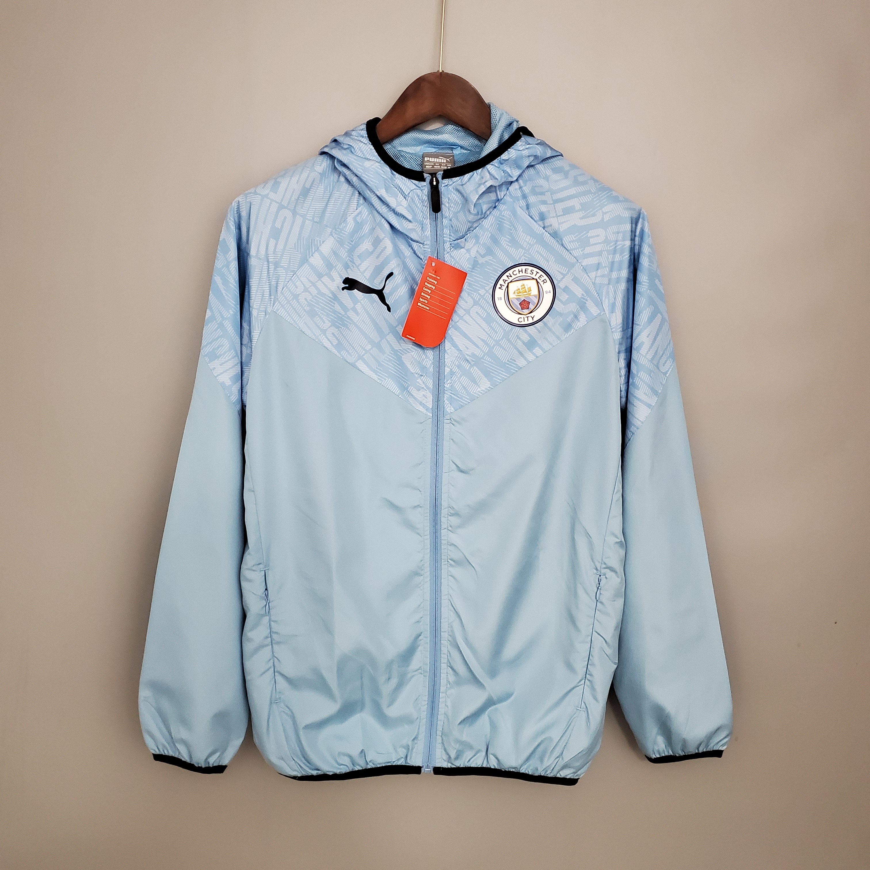 Manchester City 21/22 Windbreaker Blue