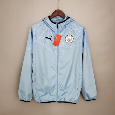 Manchester City 21/22 Windbreaker Blue 01