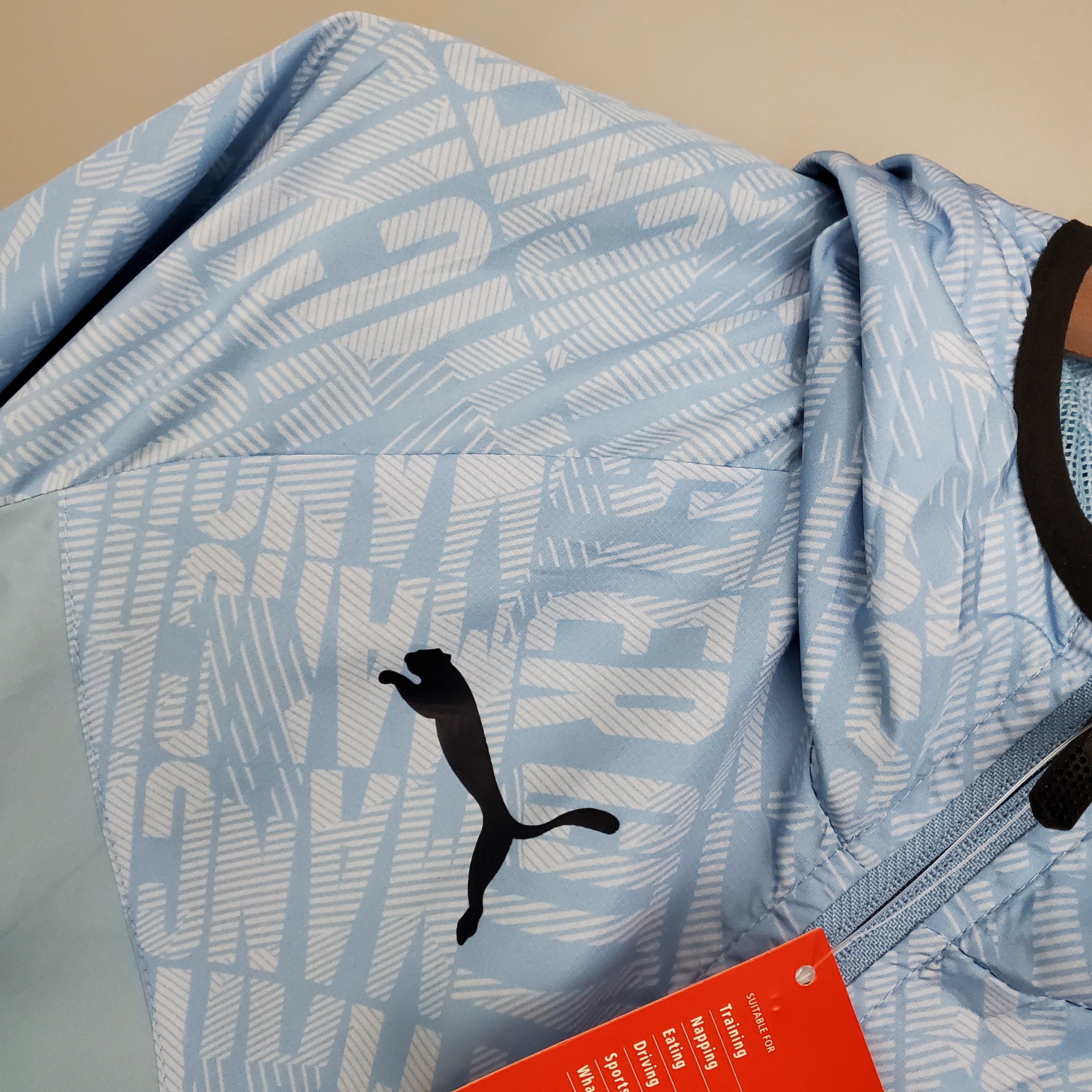 Manchester City 21/22 Windbreaker Blue