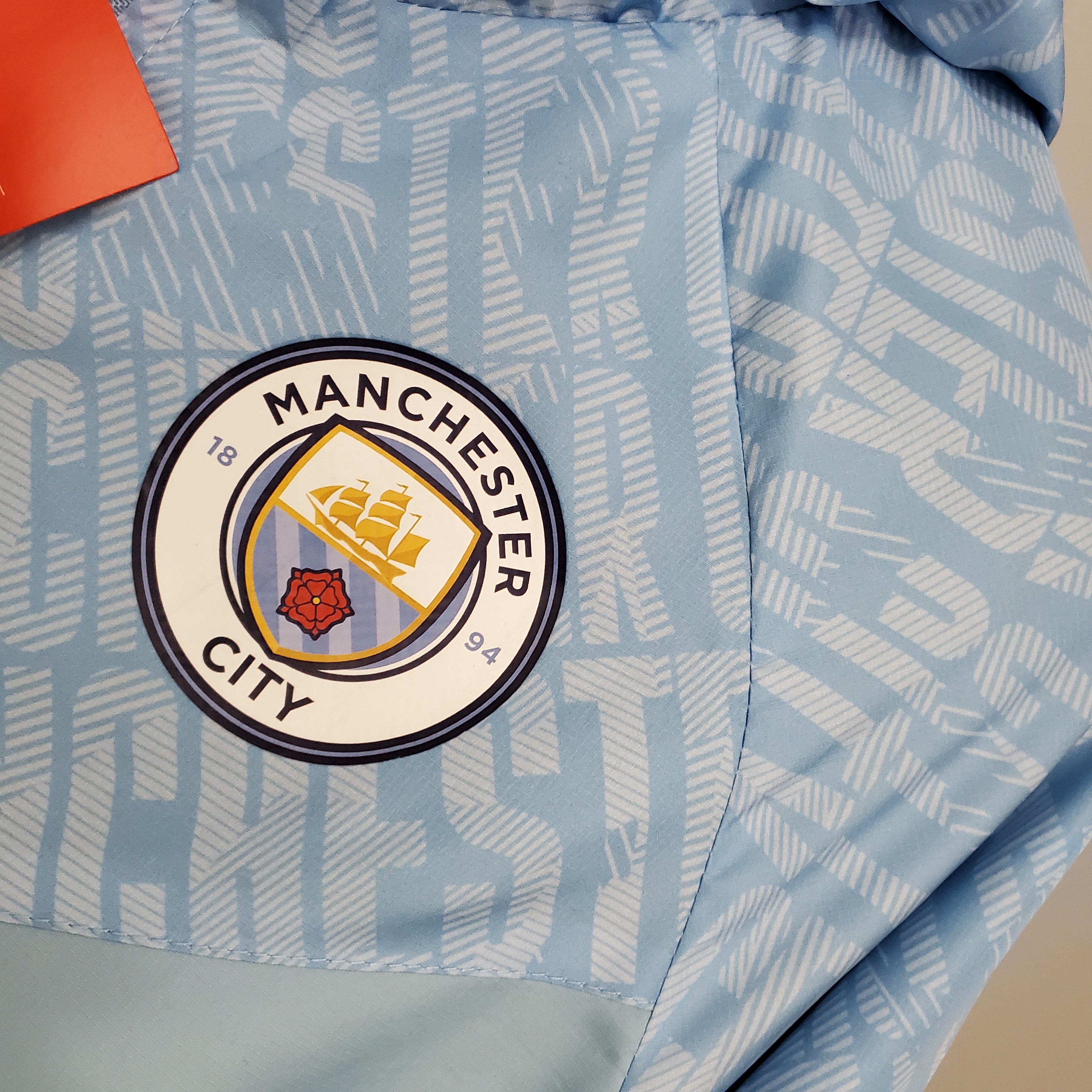 Manchester City 21/22 Windbreaker Blue