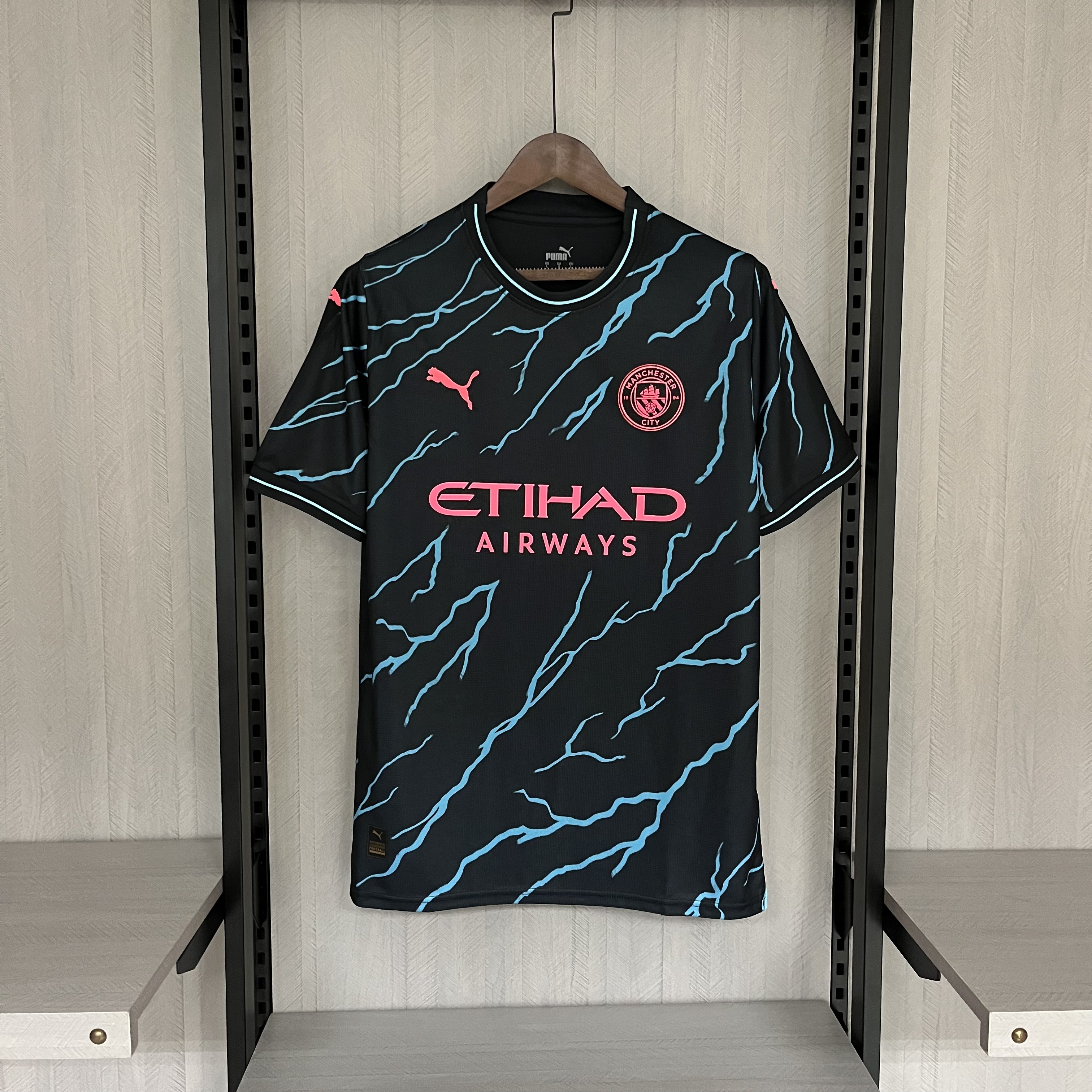 Manchester City 23/24 Fan Short Sleeve 2nd Away Jersey