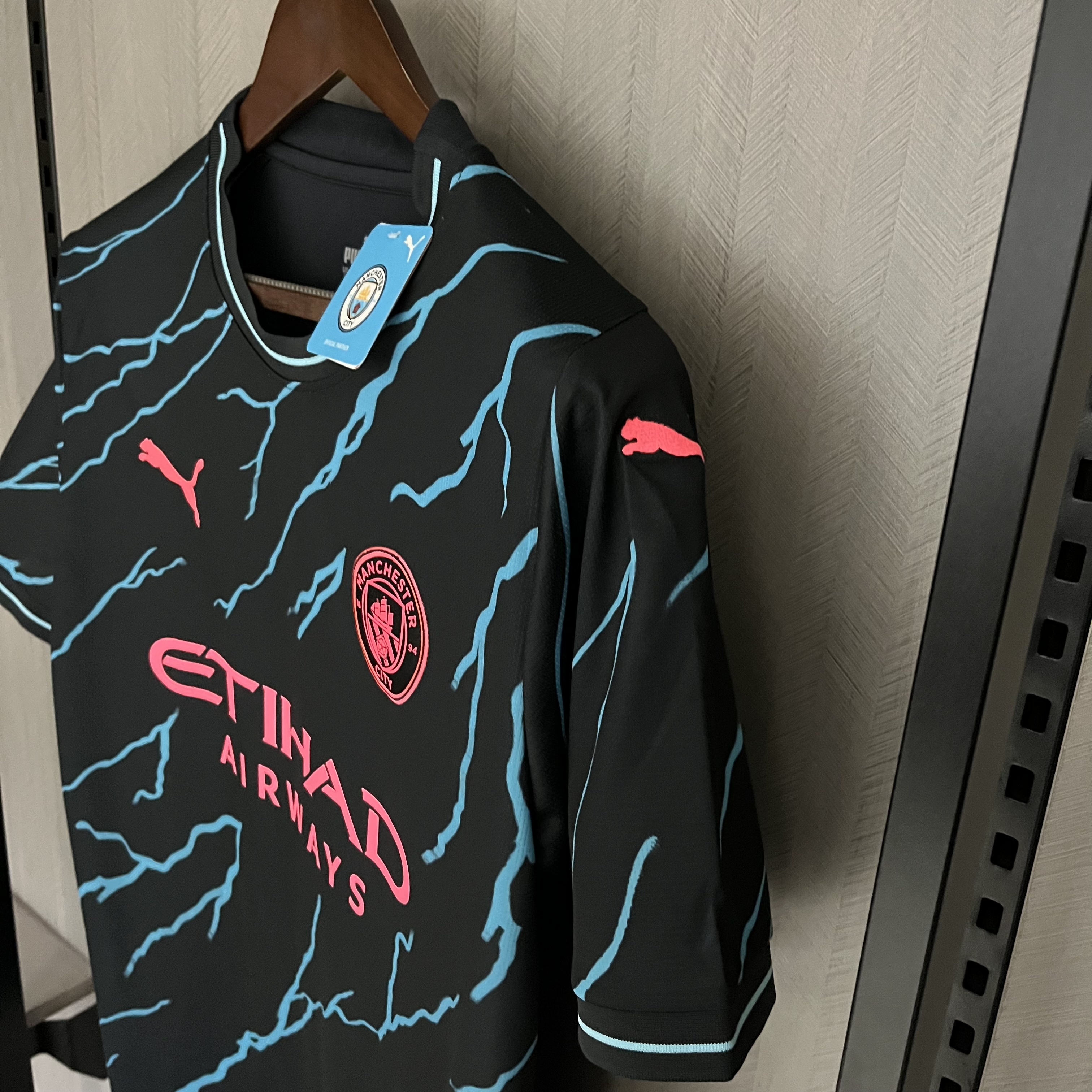 Manchester City 23/24 Fan Short Sleeve 2nd Away Jersey