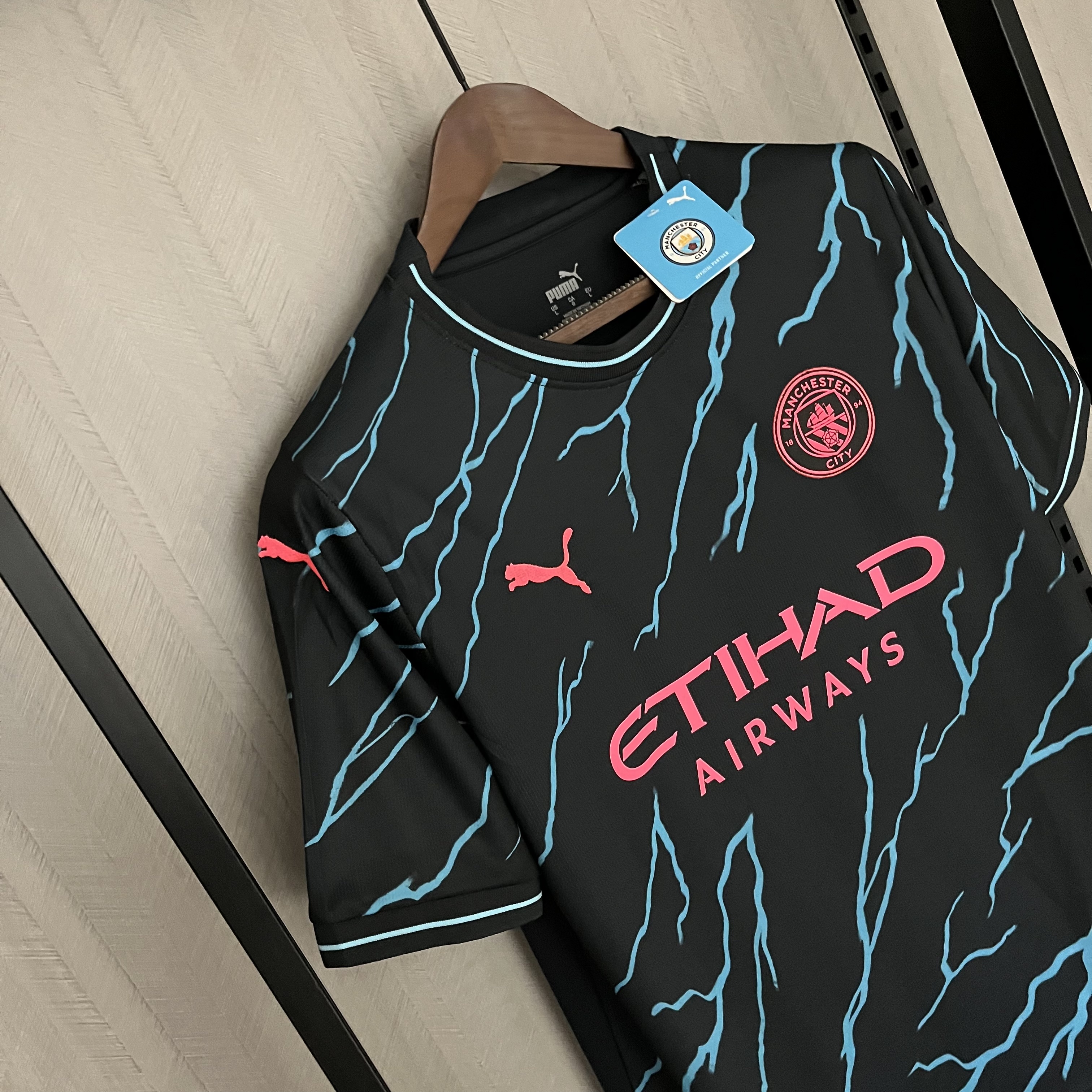 Manchester City 23/24 Fan Short Sleeve 2nd Away Jersey