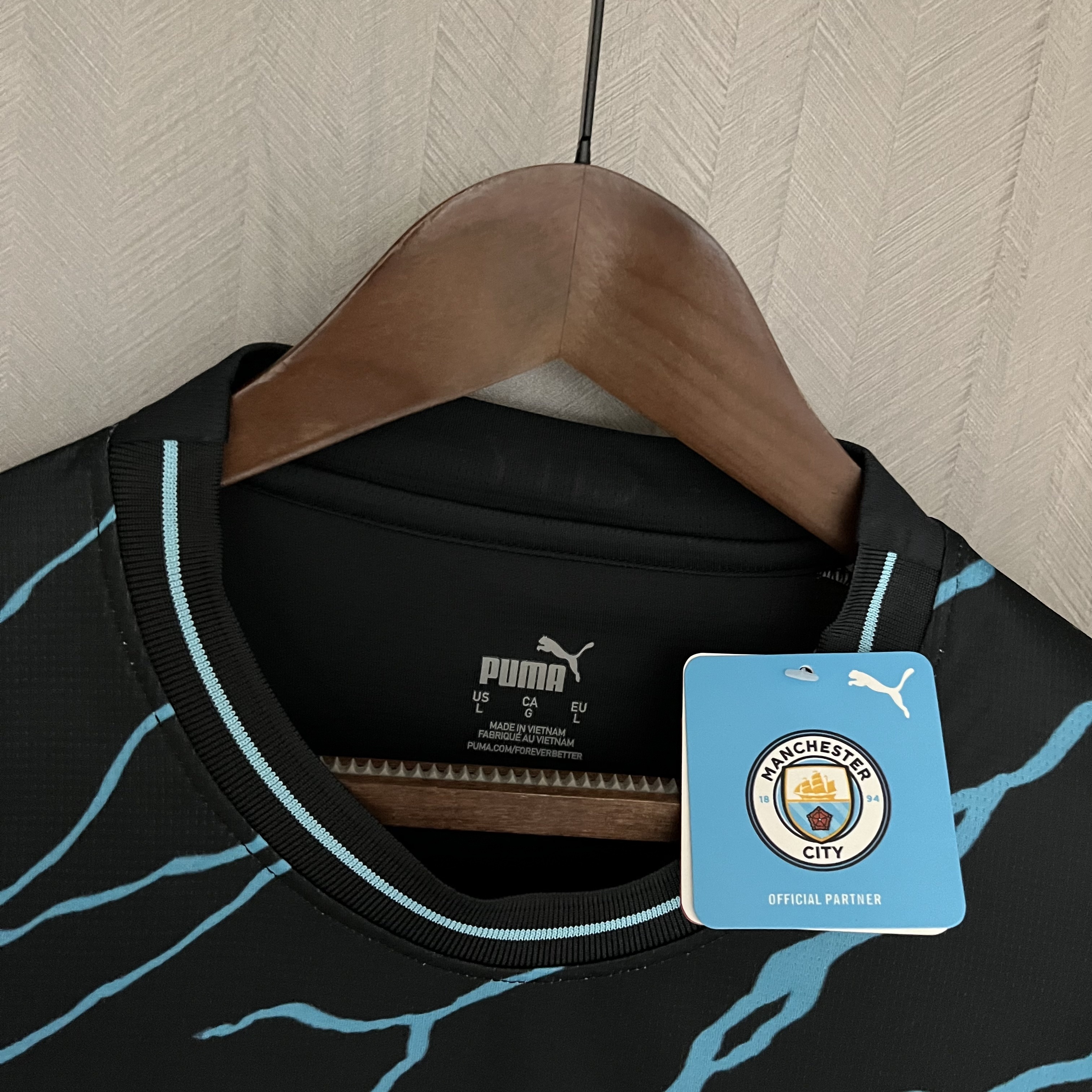 Manchester City 23/24 Fan Short Sleeve 2nd Away Jersey