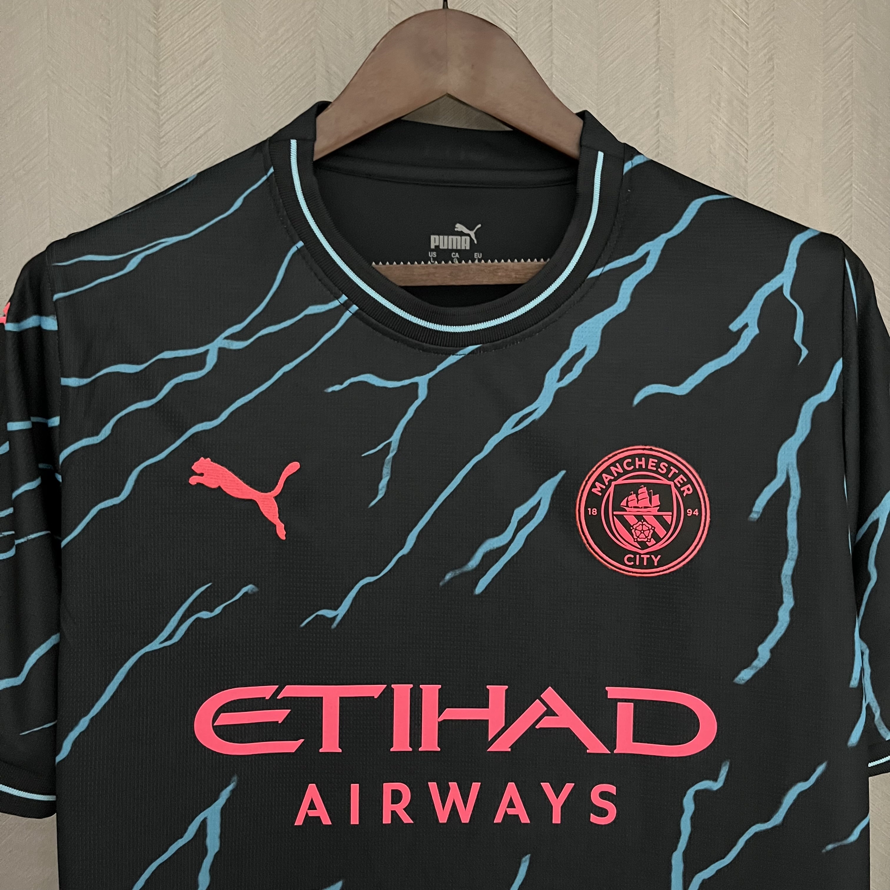 Manchester City 23/24 Fan Short Sleeve 2nd Away Jersey
