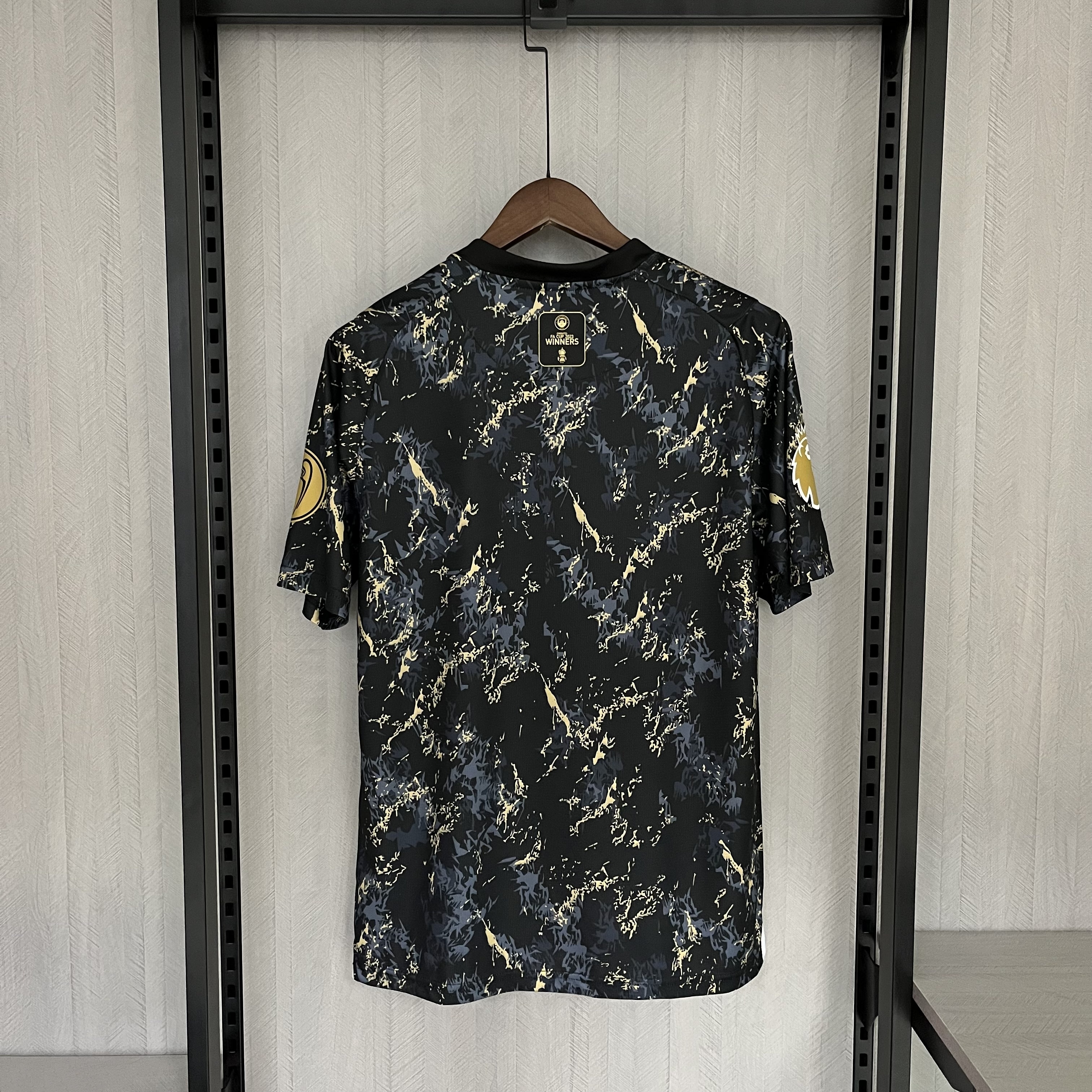 Manchester City 23/24 Fan Short Sleeve Black Gold Special Edition Jersey