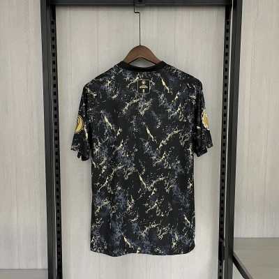 Manchester City 23/24 Fan Short Sleeve Black Gold Special Edition Jersey 02