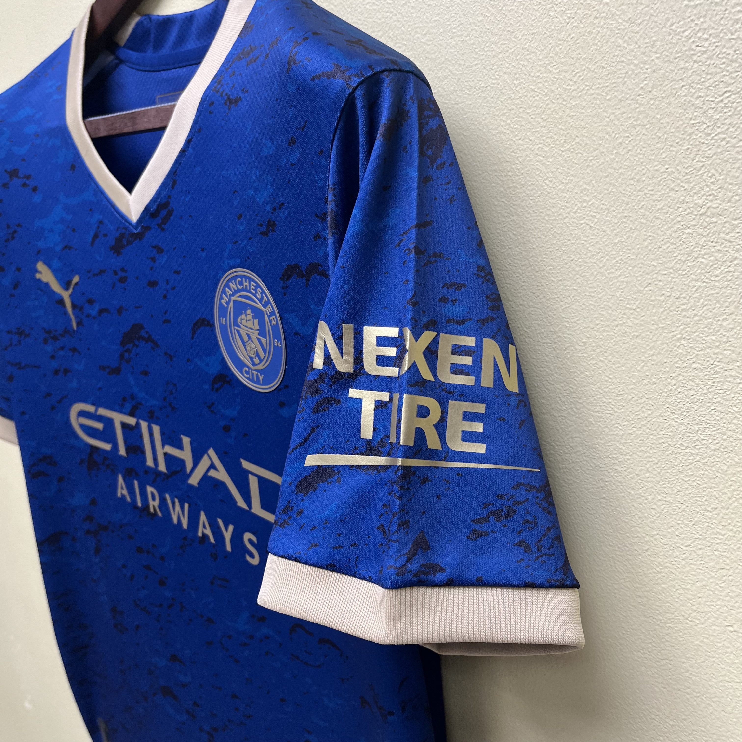 Manchester City 23/24 Fan Short Sleeve Commemorative Edition Jersey