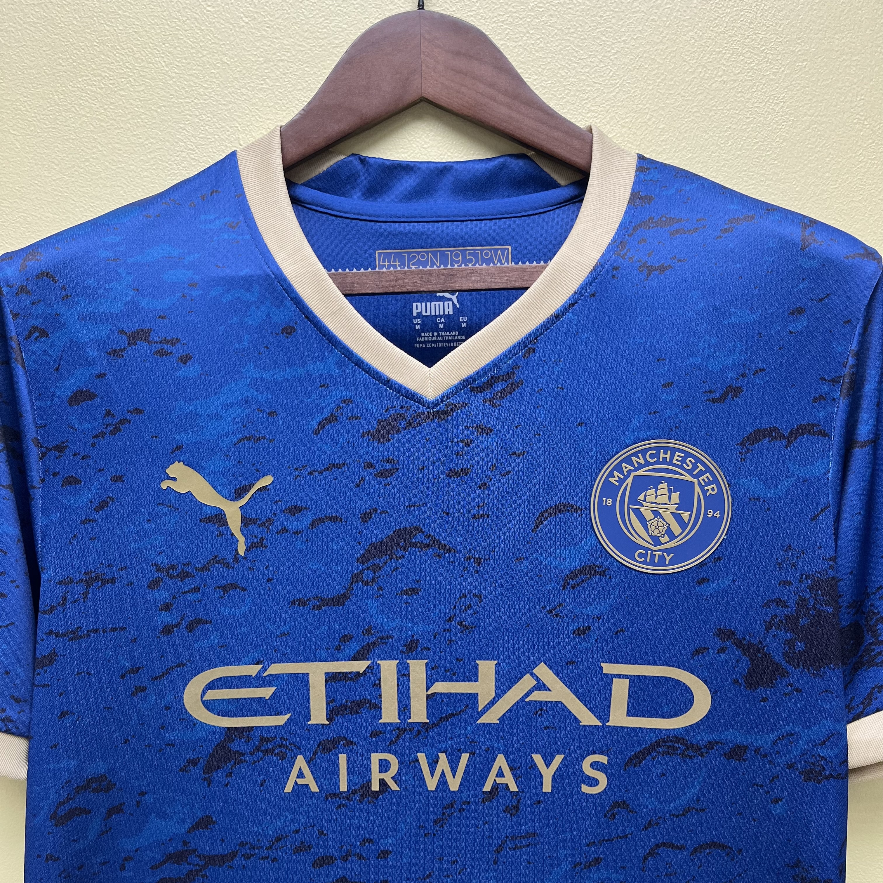Manchester City 23/24 Fan Short Sleeve Commemorative Edition Jersey