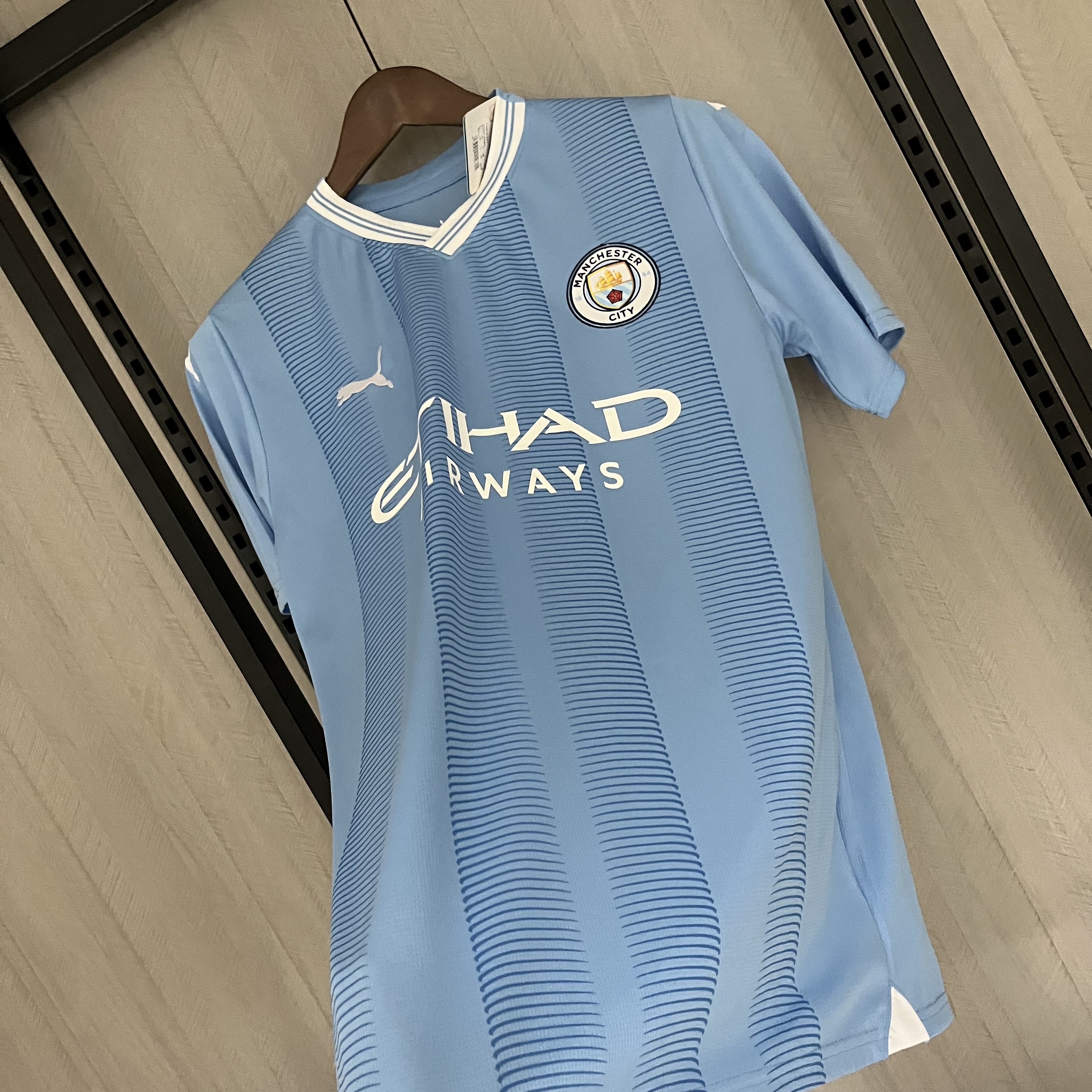 Manchester City 23/24 Fan Short Sleeve Home Jersey