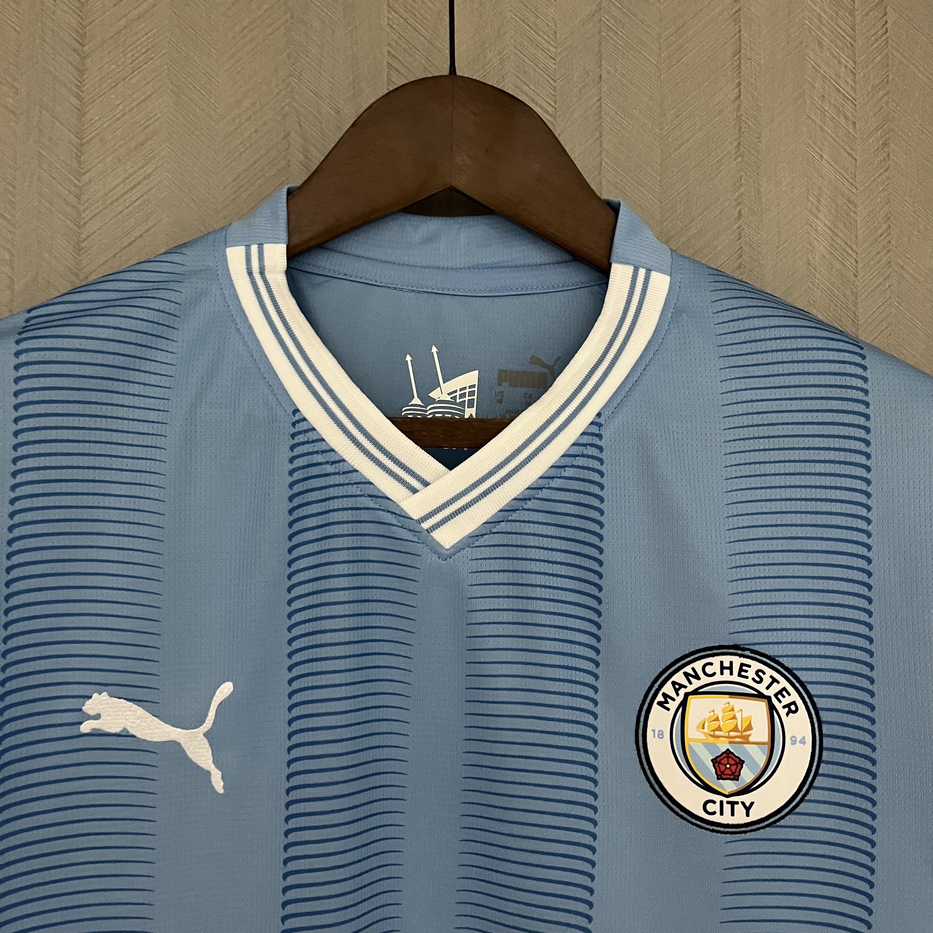 Manchester City 23/24 Fan Short Sleeve Home Jersey