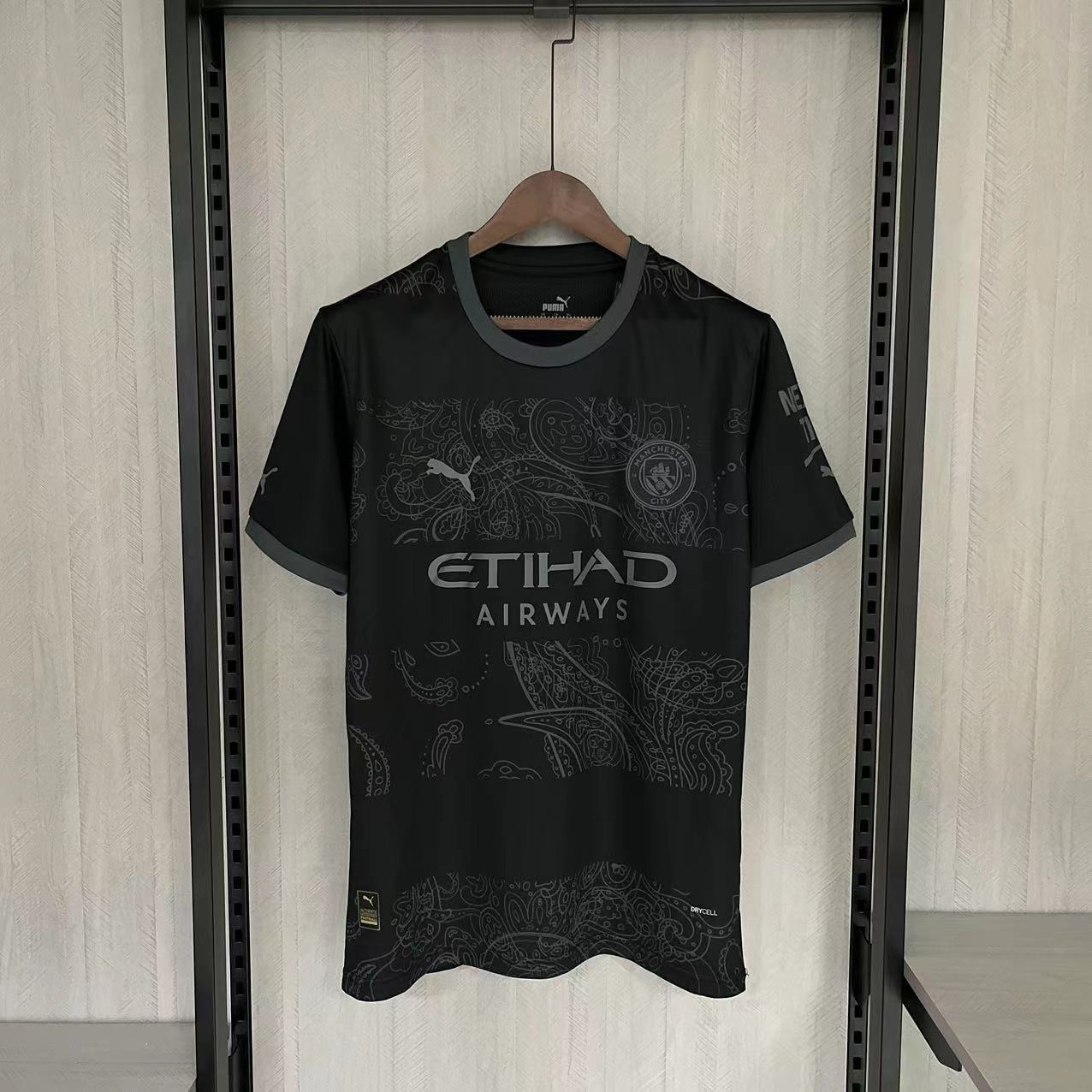 Manchester City 23/24 Fan Short Sleeve Special Edition Black Jersey