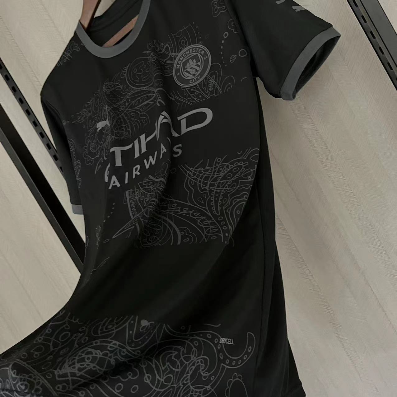 Manchester City 23/24 Fan Short Sleeve Special Edition Black Jersey