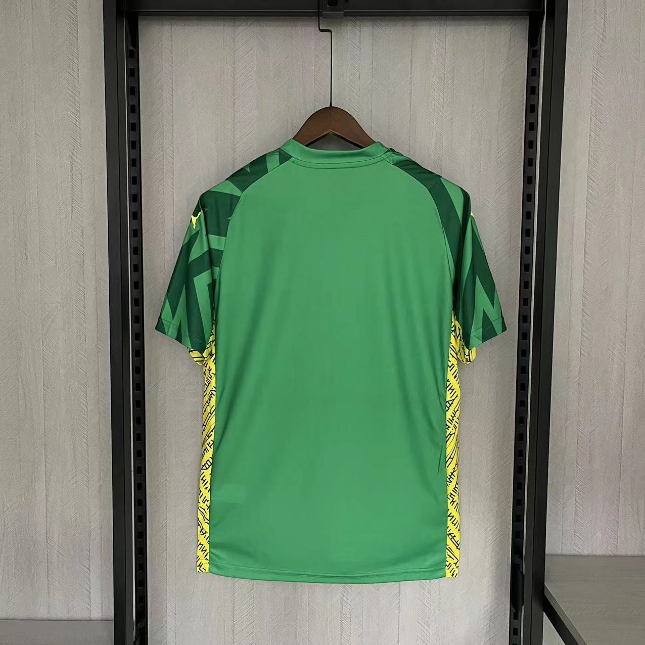 Manchester City 23/24 Goalkeeper Short Sleeve Green Jersey