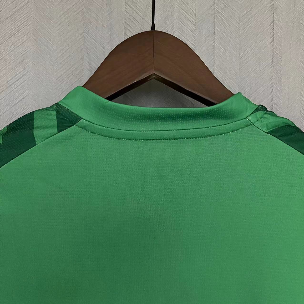 Manchester City 23/24 Goalkeeper Short Sleeve Green Jersey