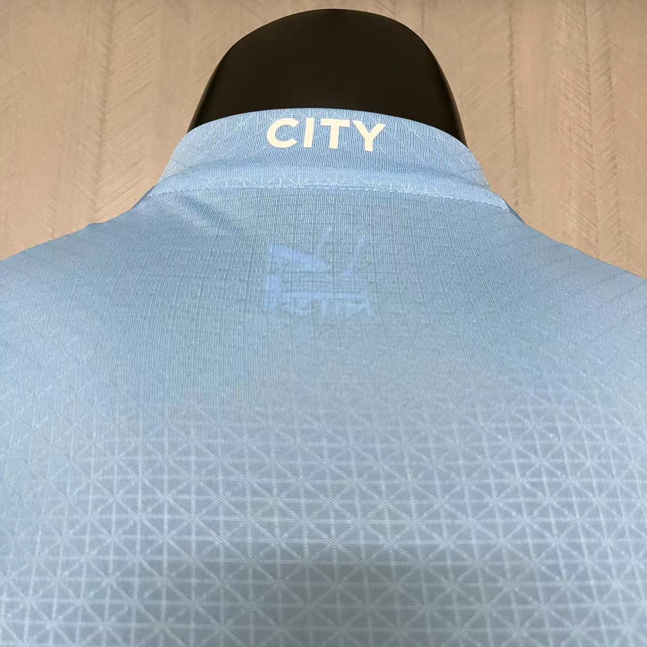 Manchester City 23/24 Player Short Sleeve Home Jersey