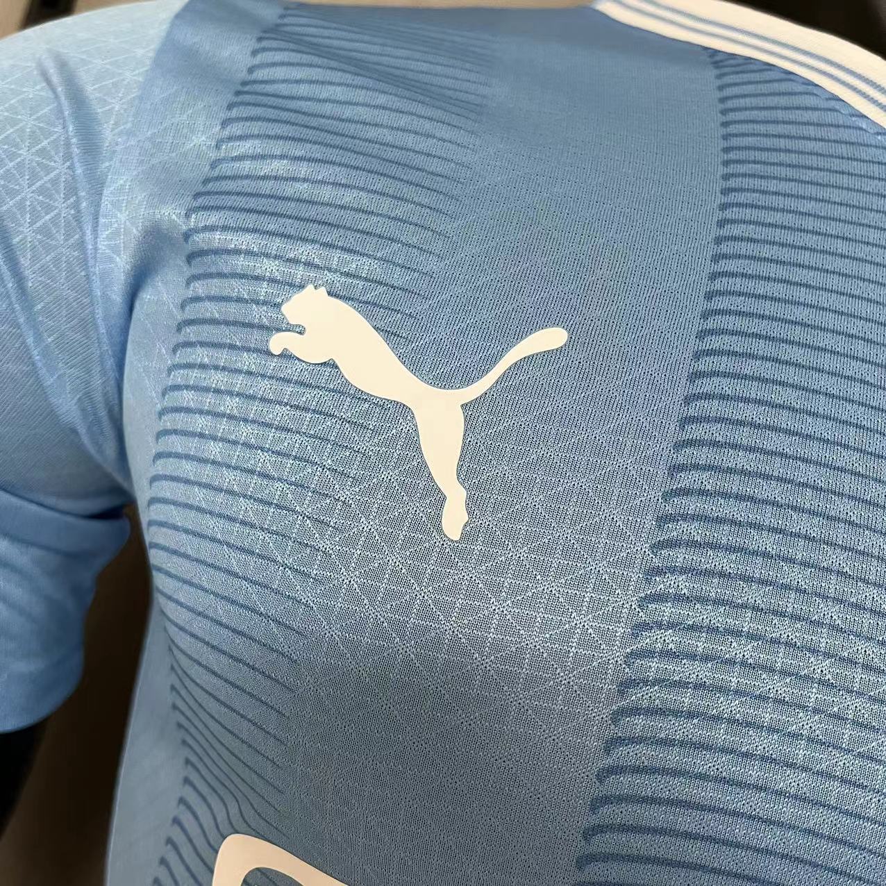 Manchester City 23/24 Player Short Sleeve Home Jersey