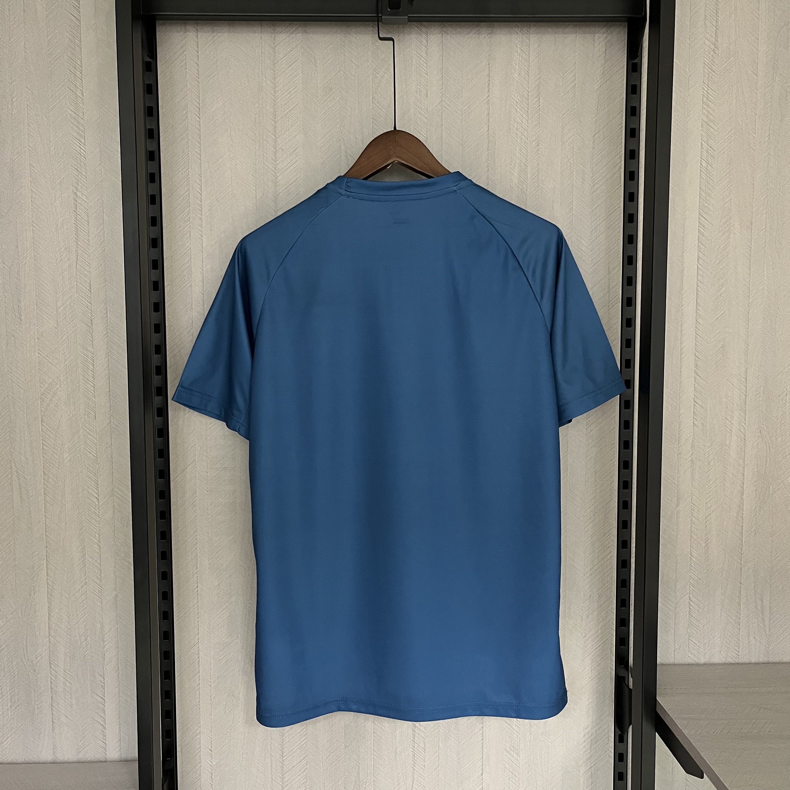 Manchester City 23/24 Training Short Sleeve Blue Jersey