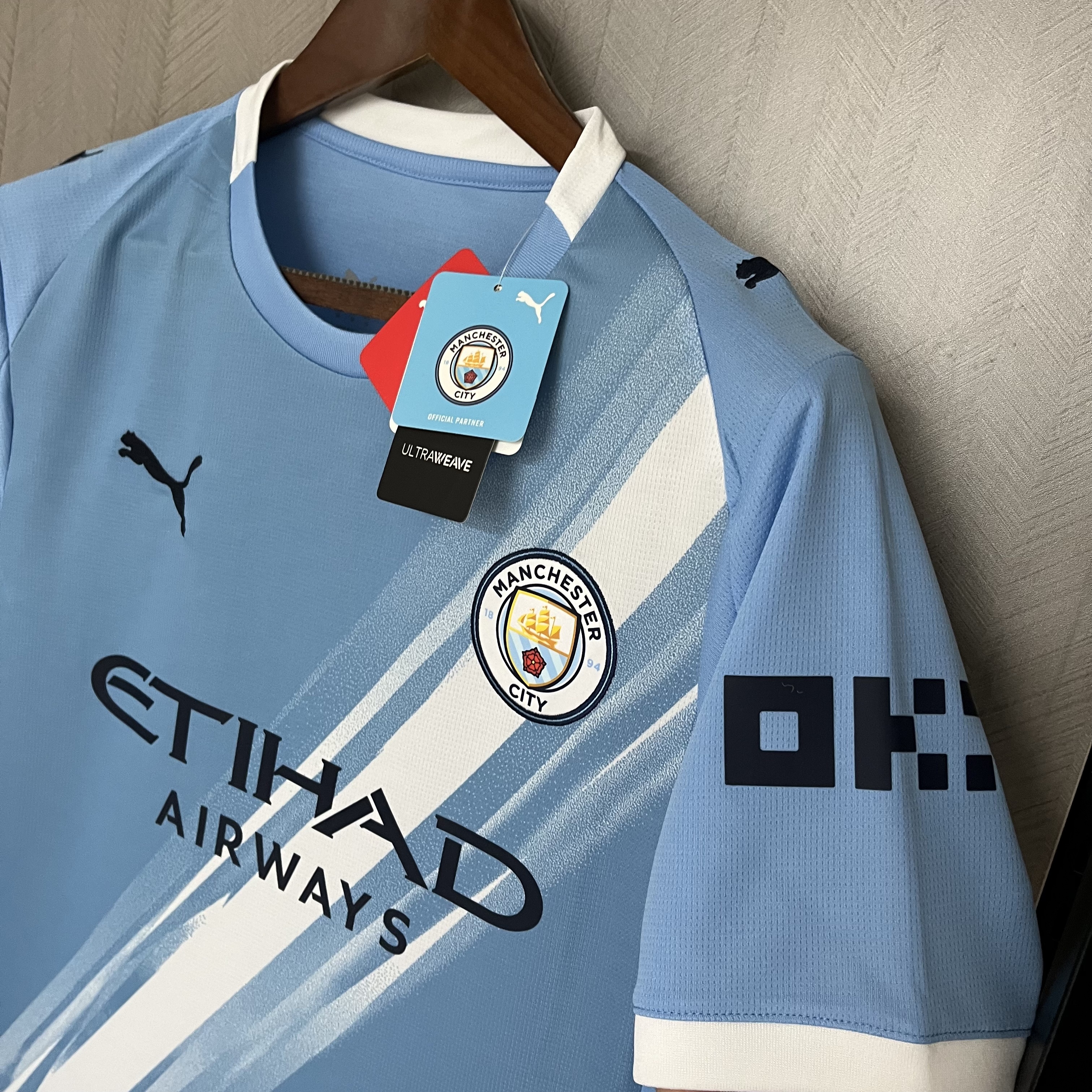 Manchester City 24/25 Fan Short Sleeve Home Jersey