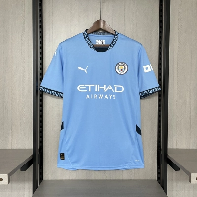 Manchester City 24/25 Fan Short Sleeve Home Jersey 01