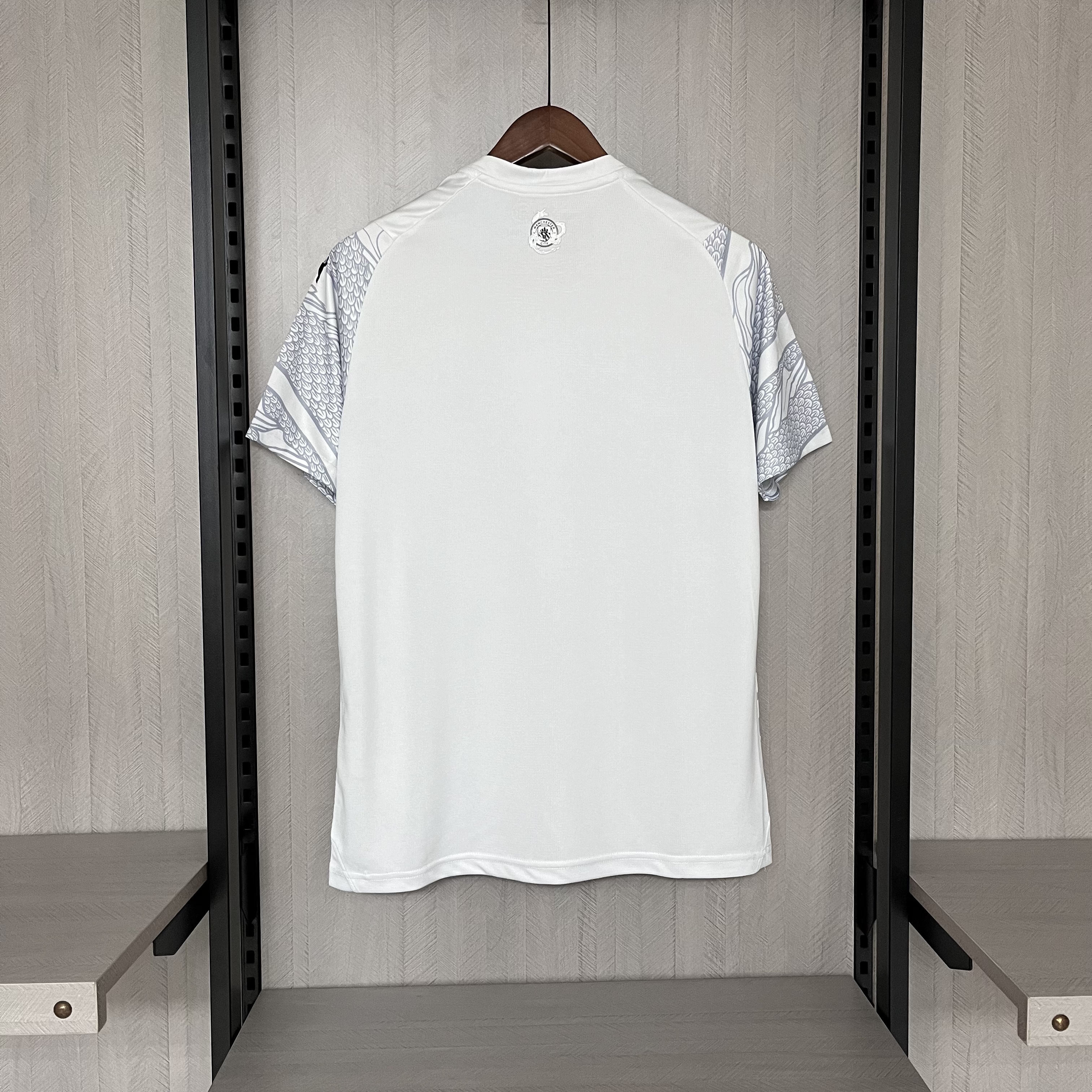 Manchester City 24/25 Fan Short Sleeve Year of the Dragon Special Edition Off-White Jersey