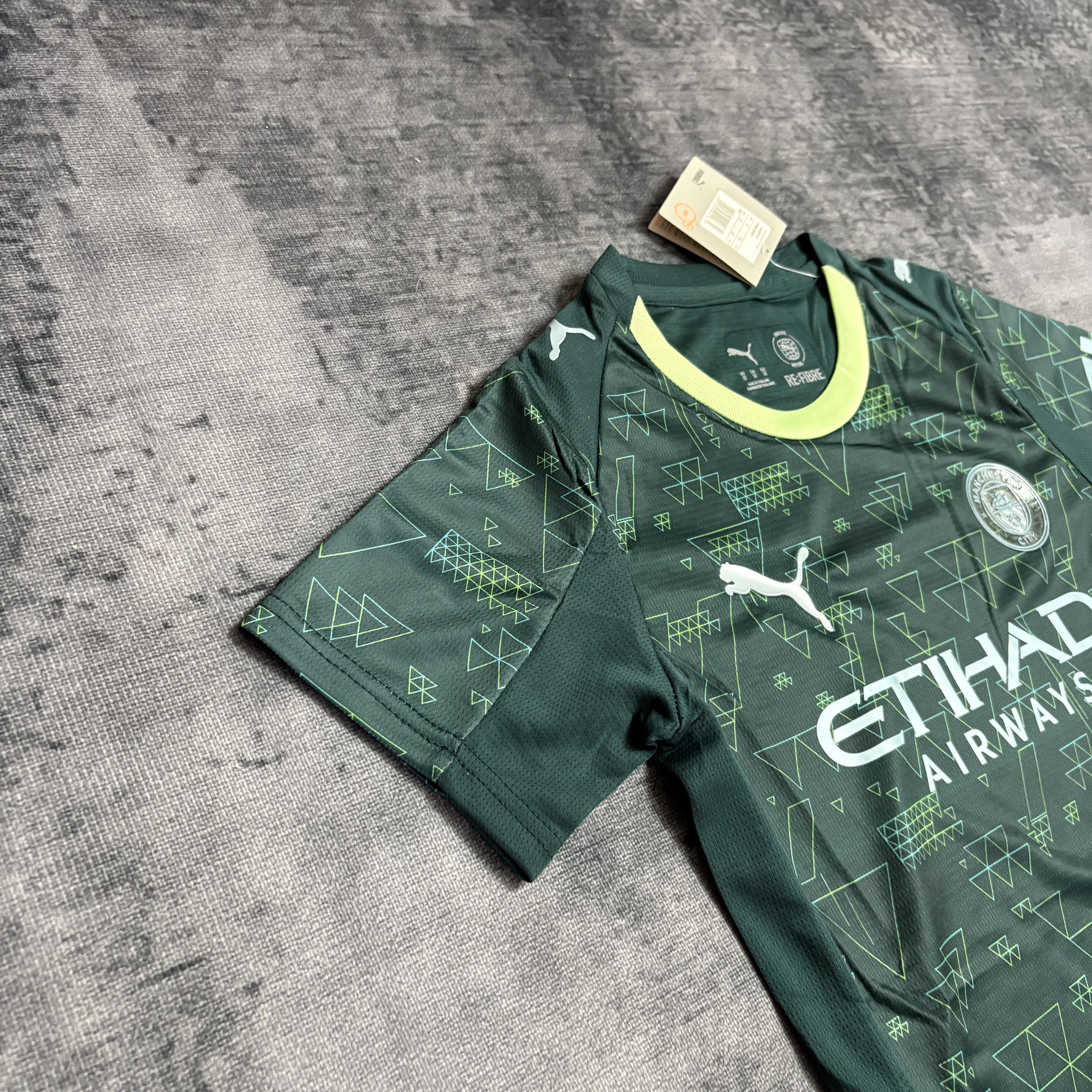 Manchester City 24/25 Kids Short Sleeve 4th Kit Jersey
