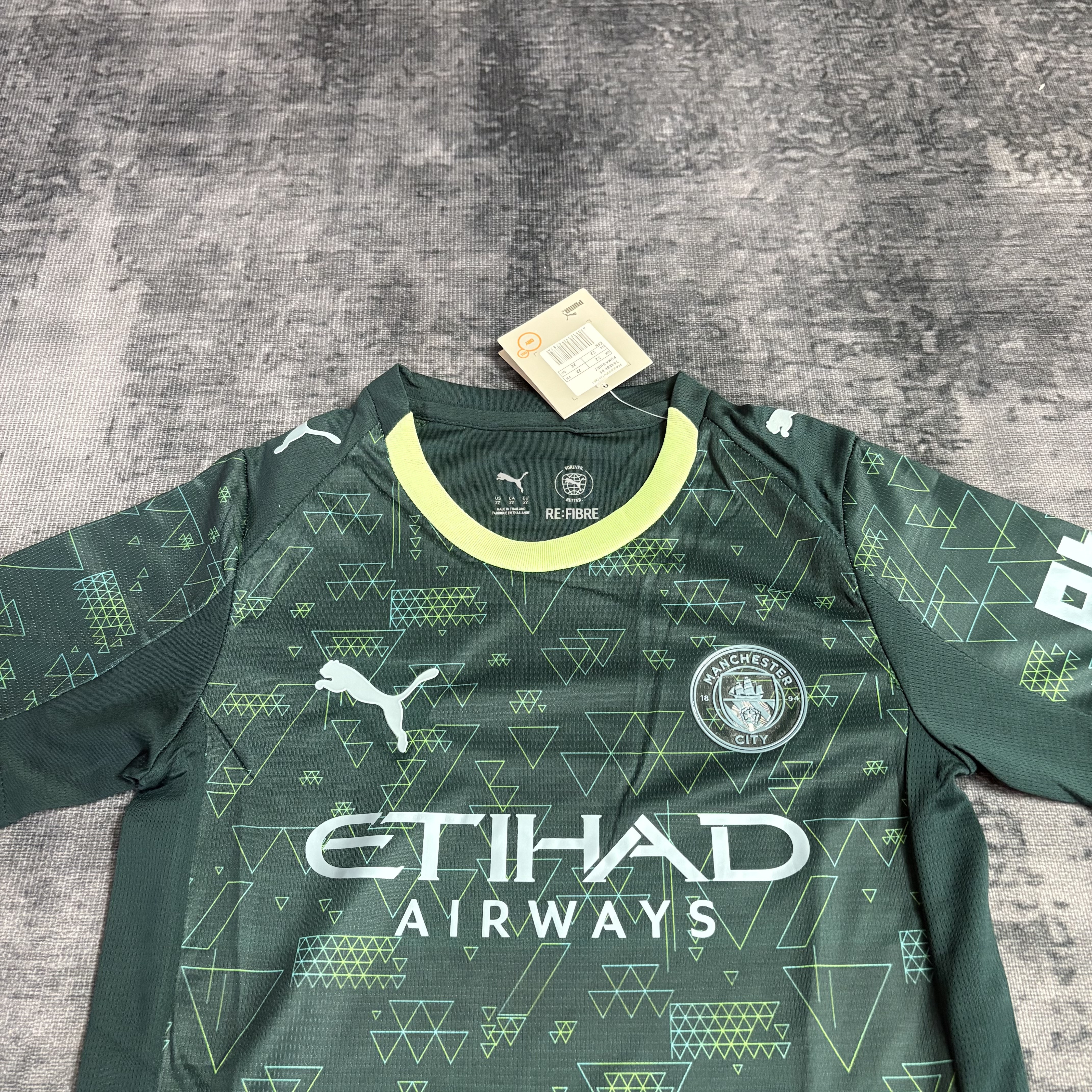 Manchester City 24/25 Kids Short Sleeve 4th Kit Jersey