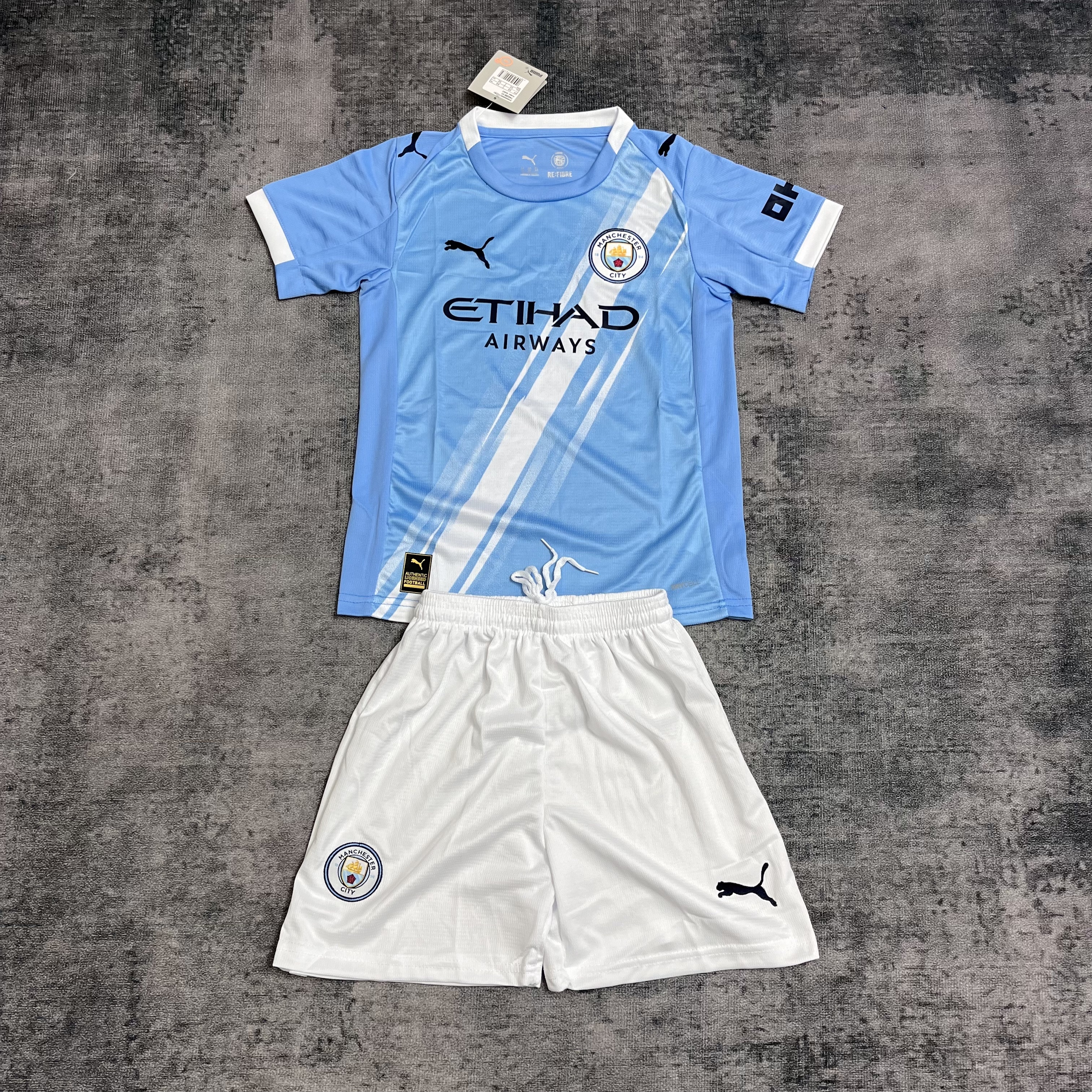 Manchester City 24/25 Kids Short Sleeve Home Jersey