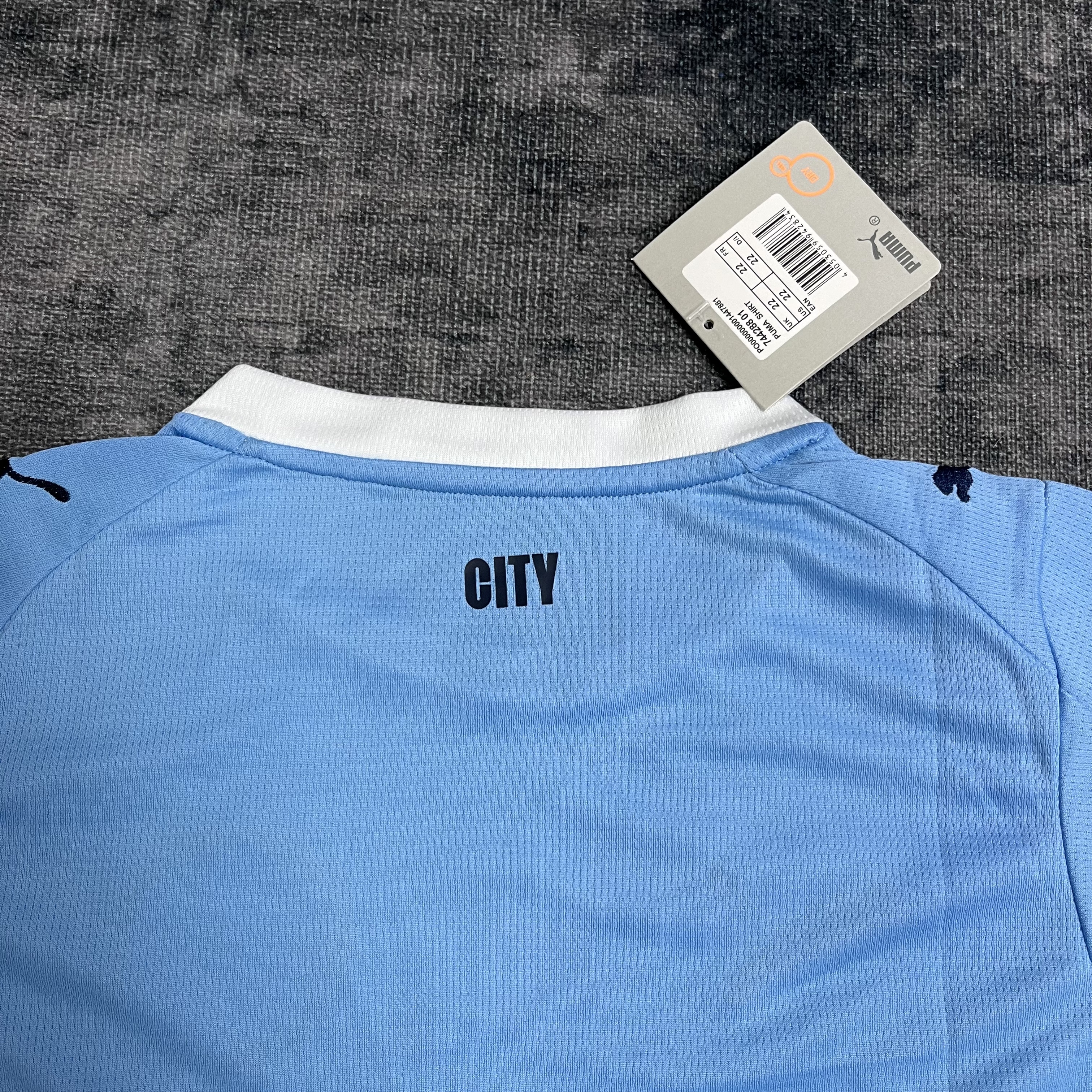 Manchester City 24/25 Kids Short Sleeve Home Jersey
