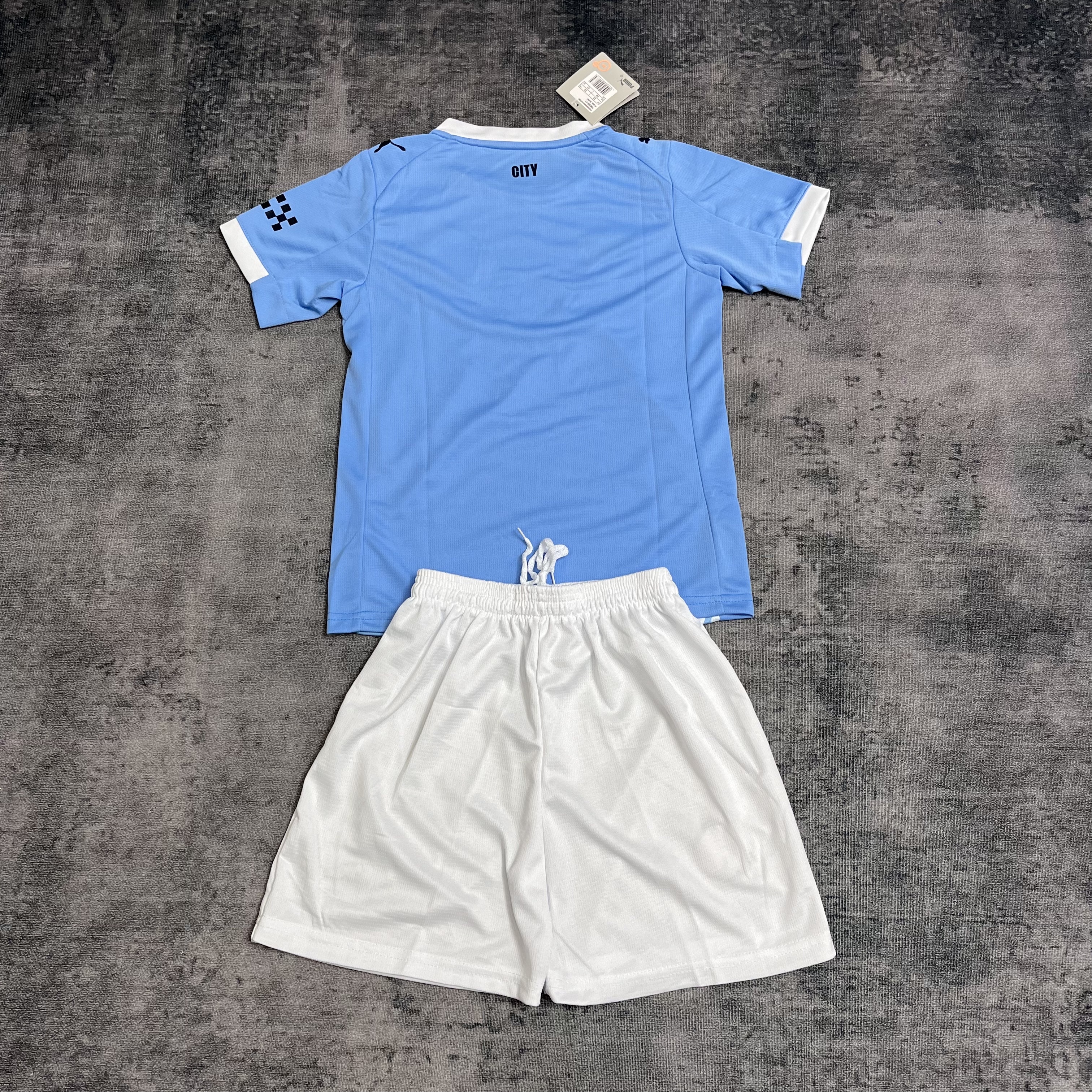 Manchester City 24/25 Kids Short Sleeve Home Jersey